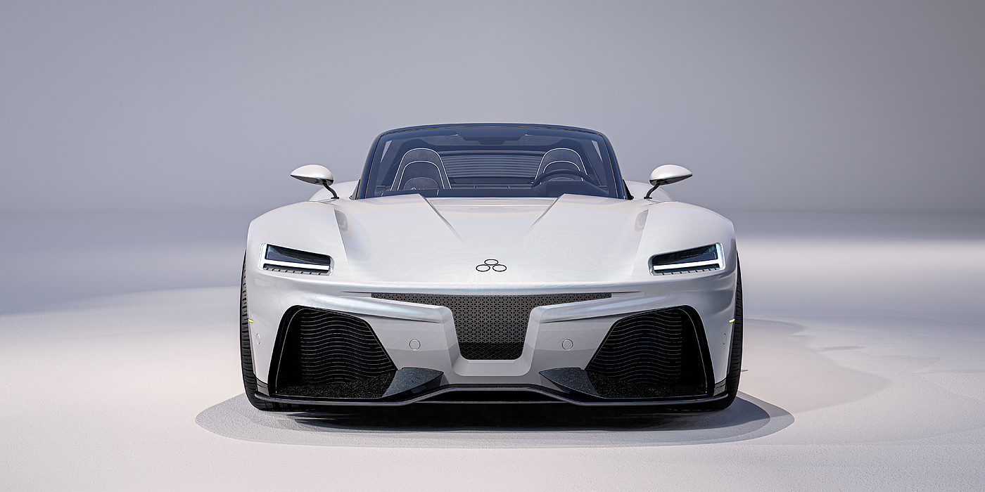 Design，conceptual design，Render，automobile，Sports car，Spyde，
