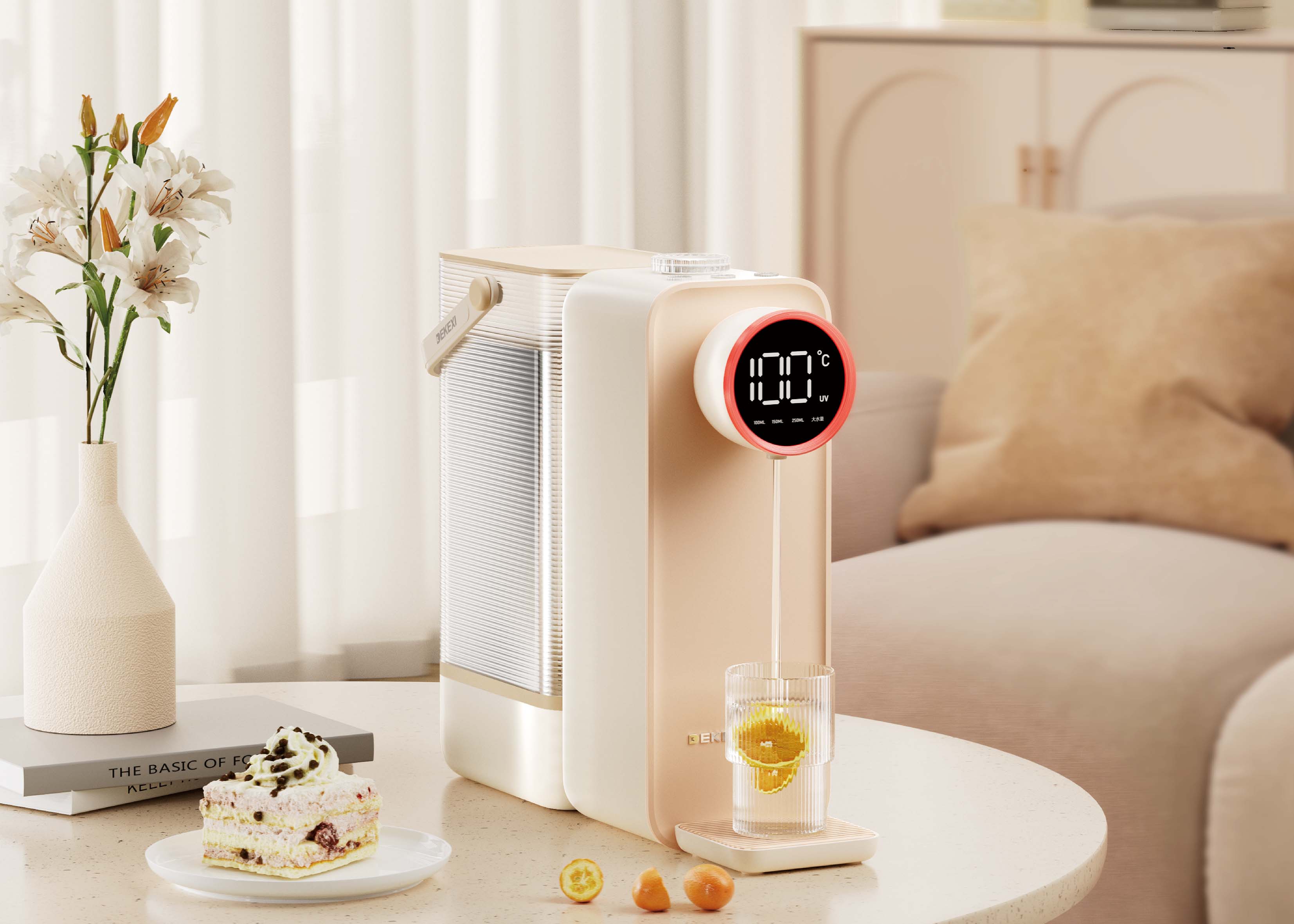 Instant hot water dispenser，Instant drinking machine，Household products，Household appliances，industrial design，product design，DEKEXI，online retailers，