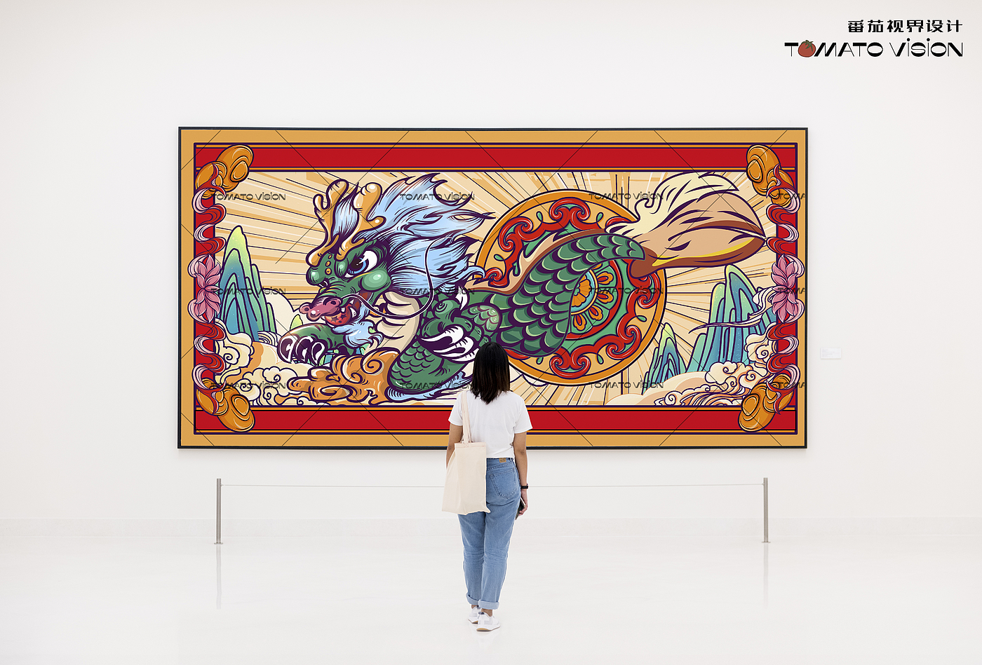 2024，Loong，National tide，Illustration，