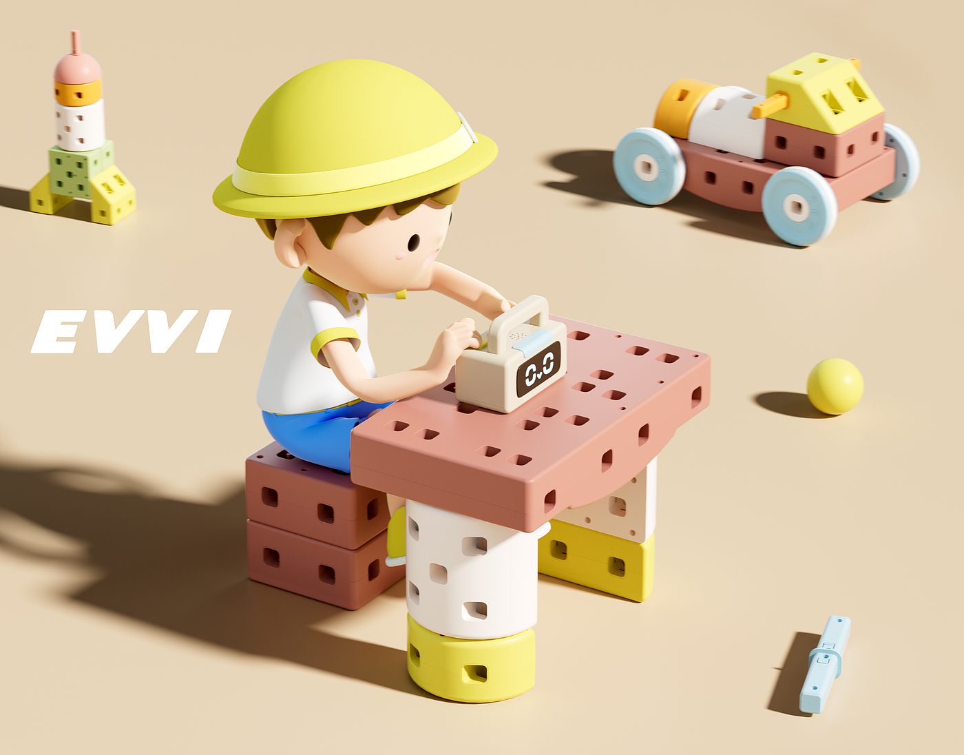 Building blocks，Toys，Puzzle，Stroller，