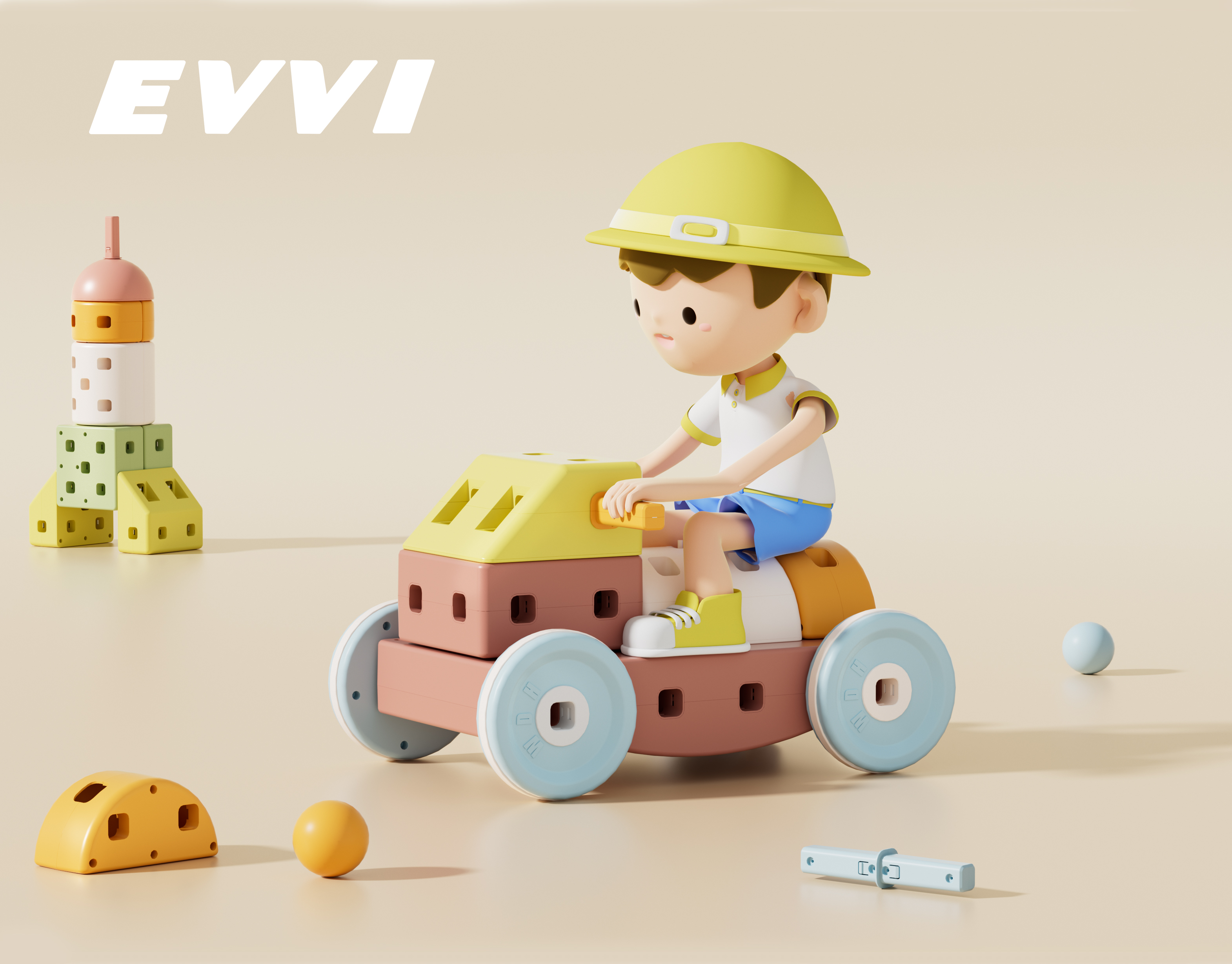 Building blocks，Toys，Puzzle，Stroller，