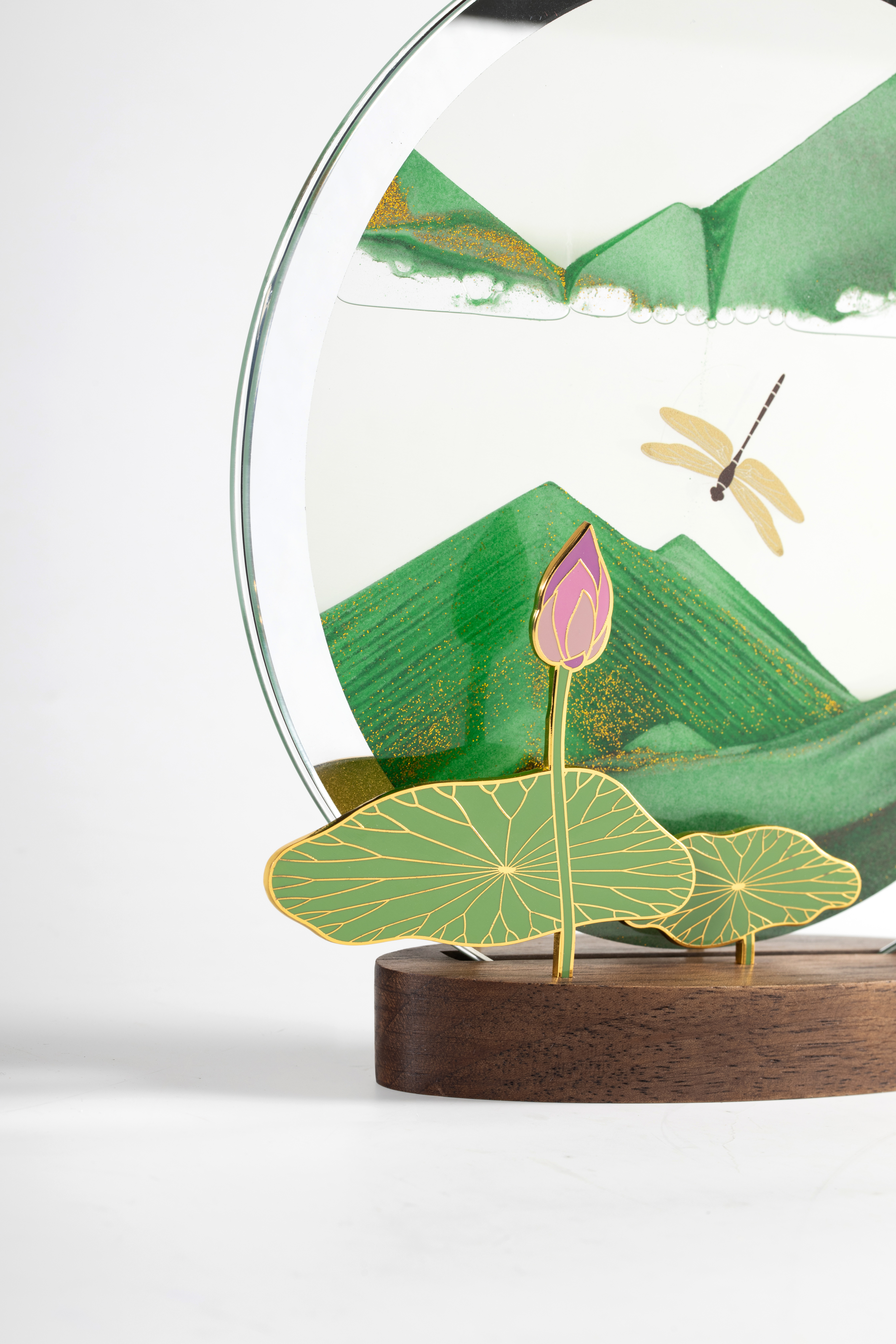 Red deer，quicksand painting，Chinese style，Cultural creation，