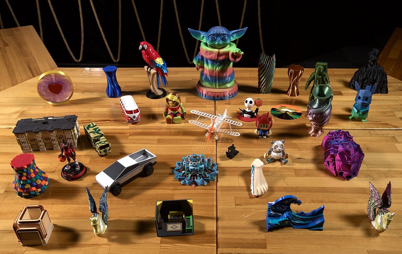 3D printing，intelligence，colour，
