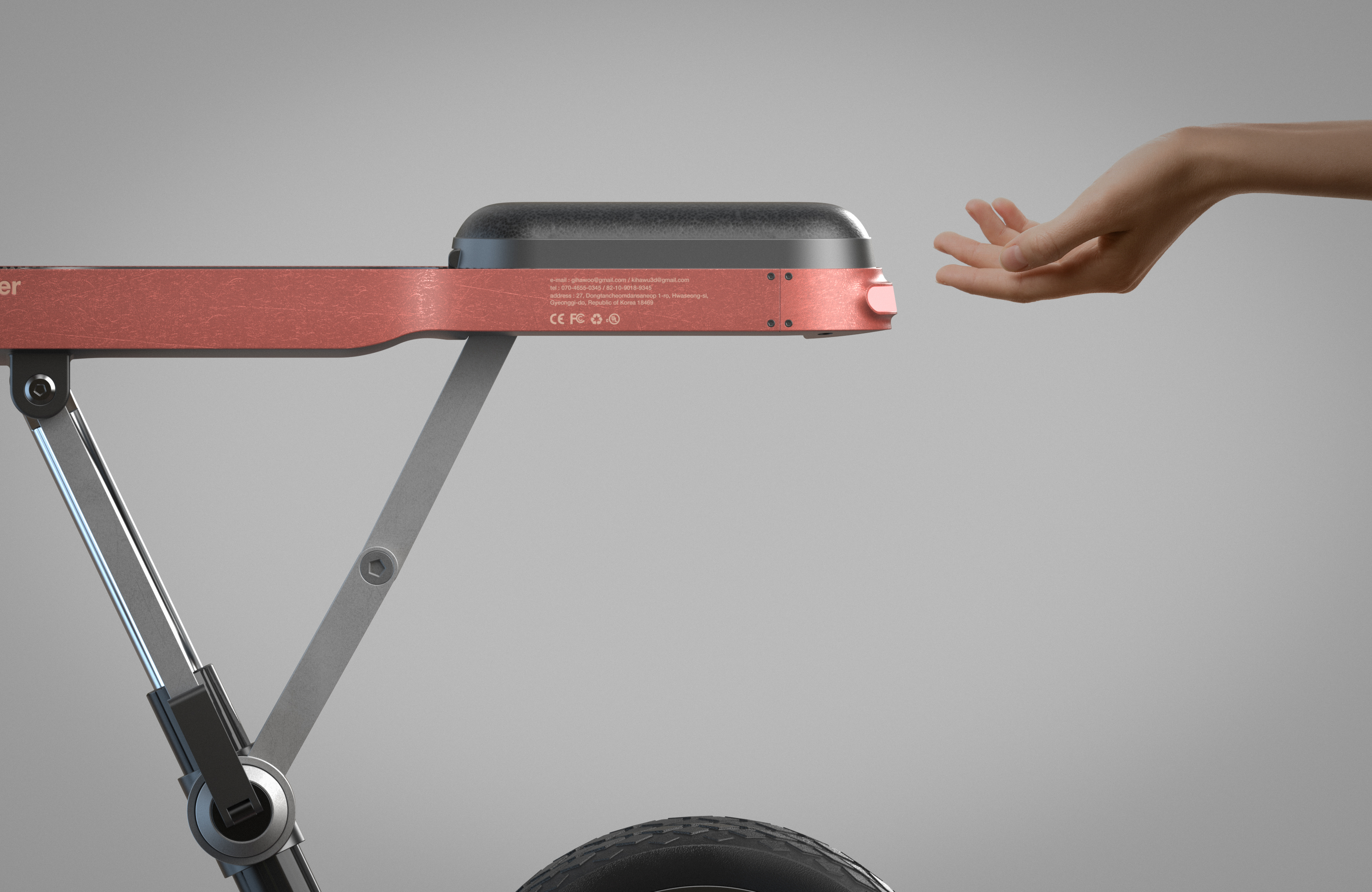Scooter，industrial design，Scooter，Bicycle，3d，