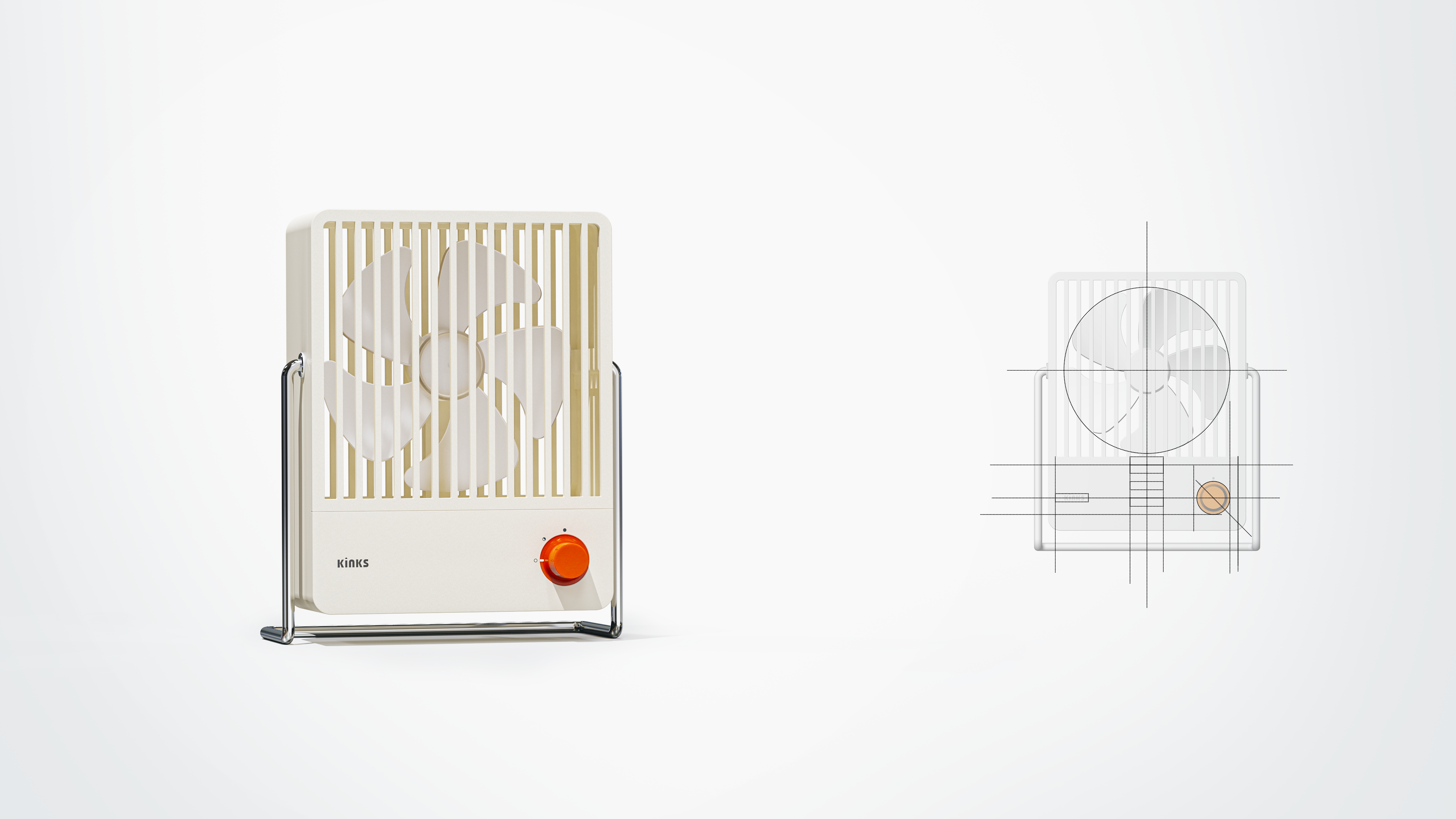 Fan，industrial design，small home appliances，Desktop fan，