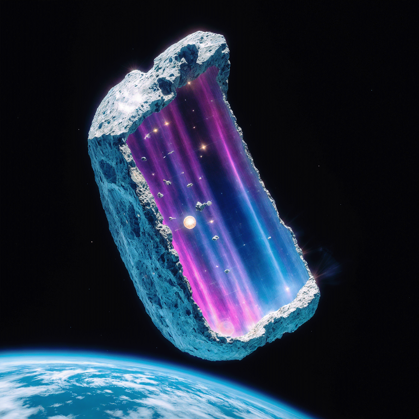 Digital art，mineral，Digital Painting，conceptual design，