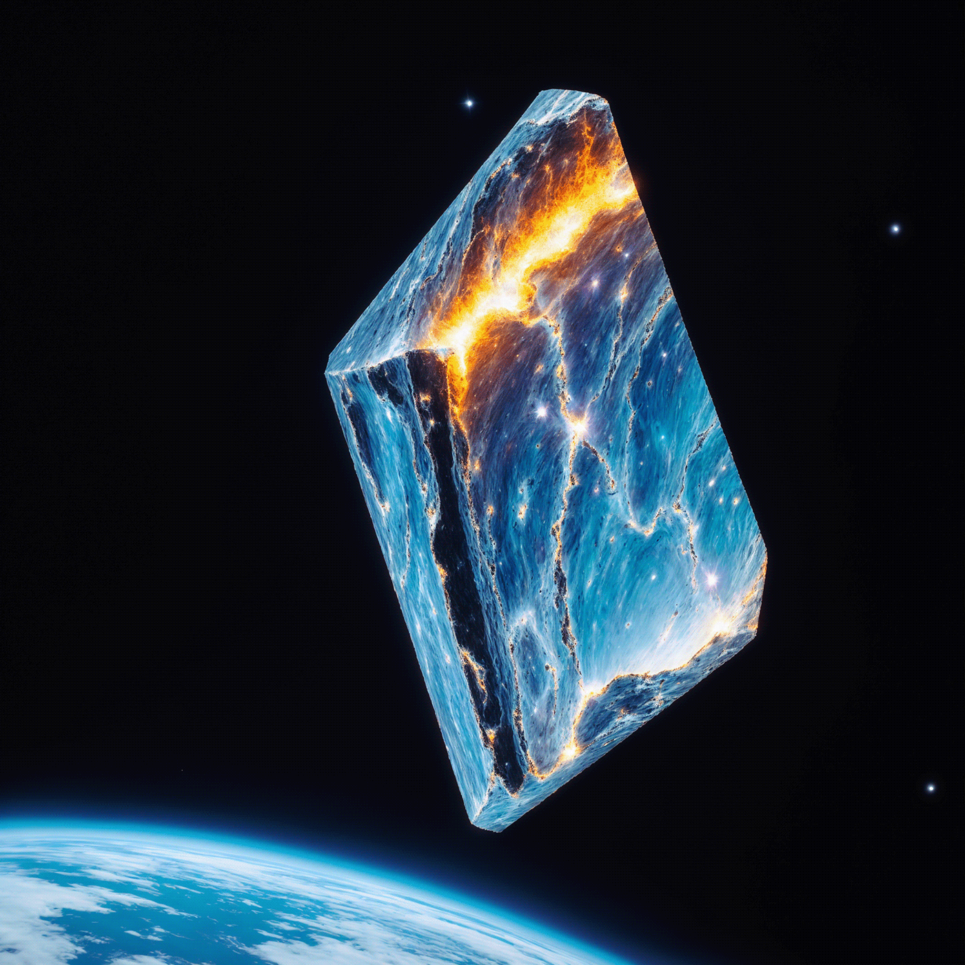 Digital art，mineral，Digital Painting，conceptual design，