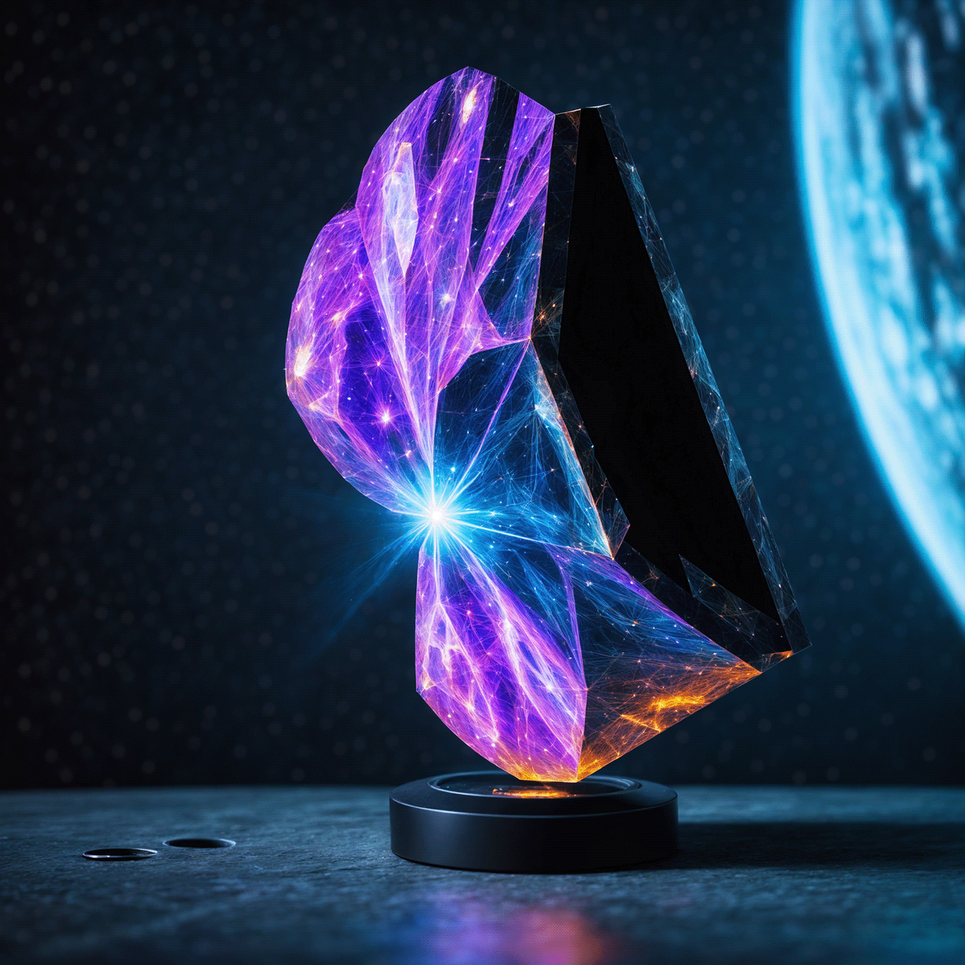 Digital art，mineral，Digital Painting，conceptual design，