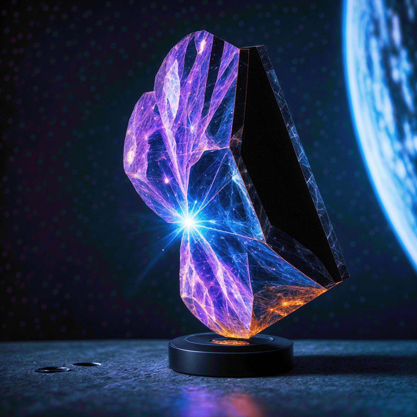 Digital art，mineral，Digital Painting，conceptual design，