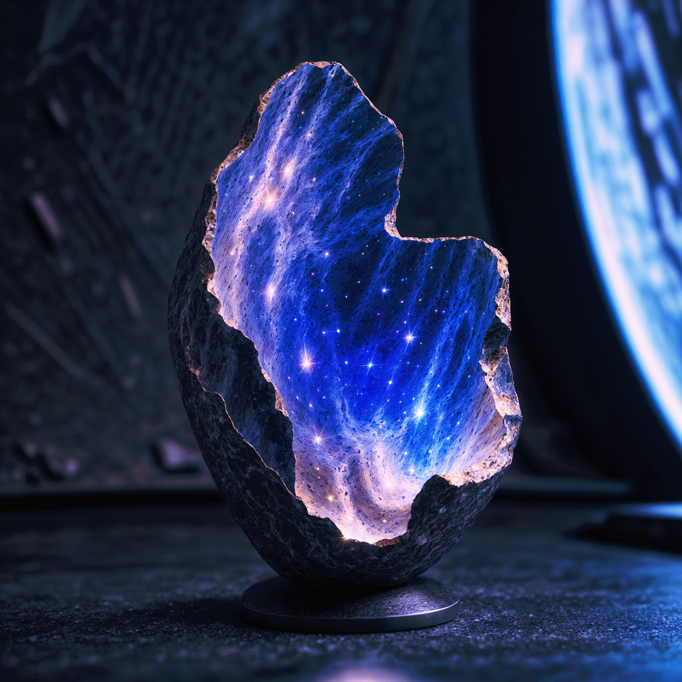 Digital art，mineral，Digital Painting，conceptual design，