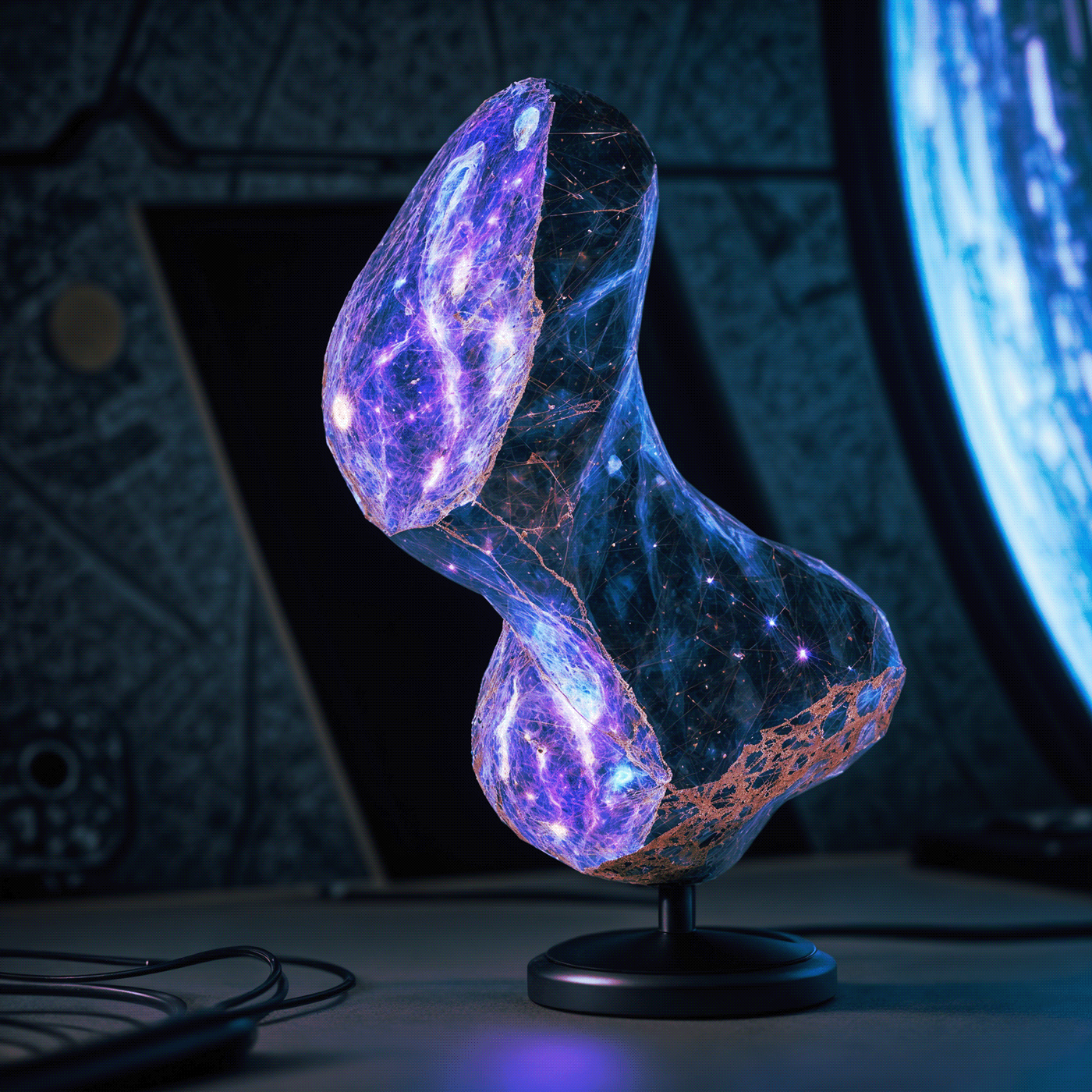 Digital art，mineral，Digital Painting，conceptual design，