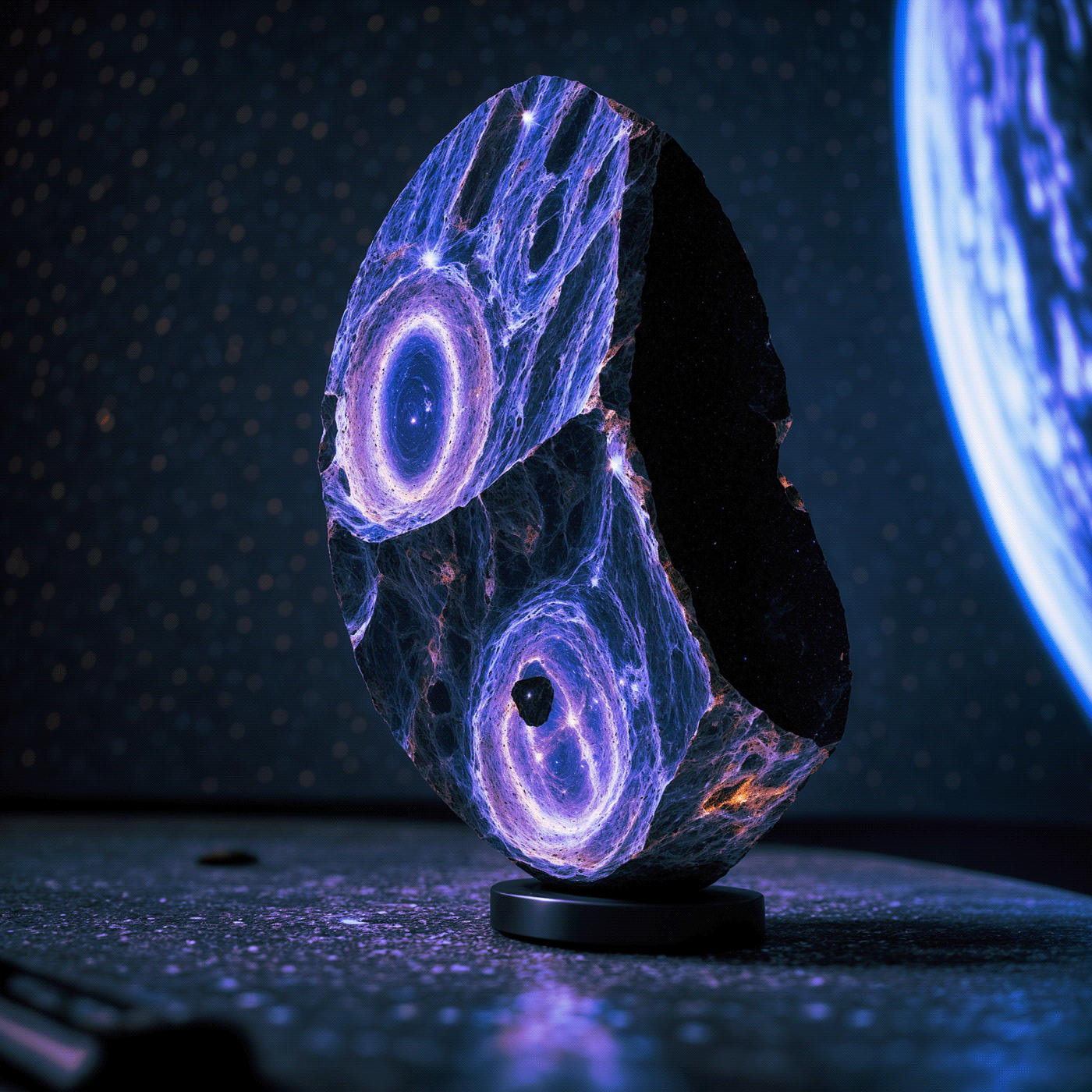 Digital art，mineral，Digital Painting，conceptual design，