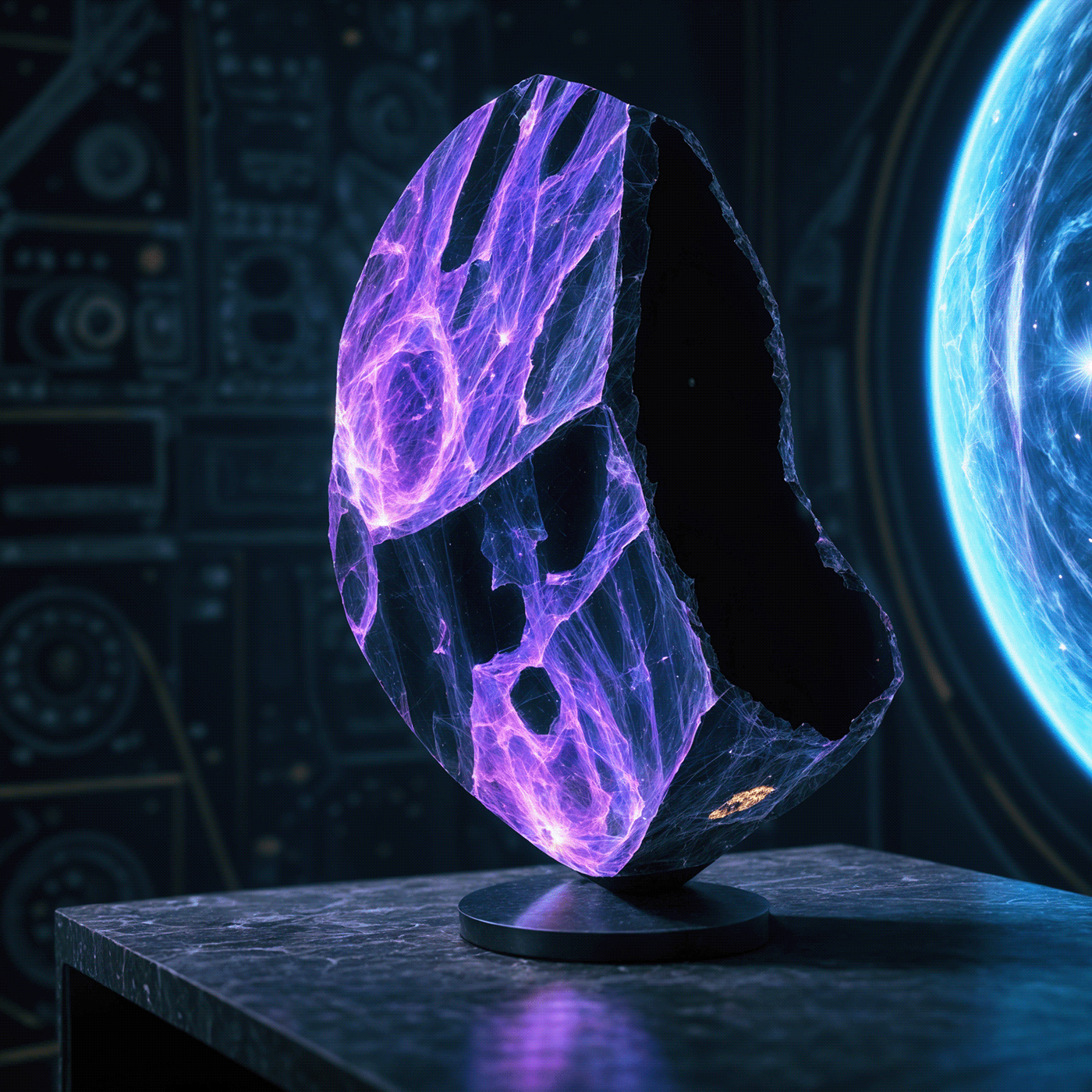 Digital art，mineral，Digital Painting，conceptual design，