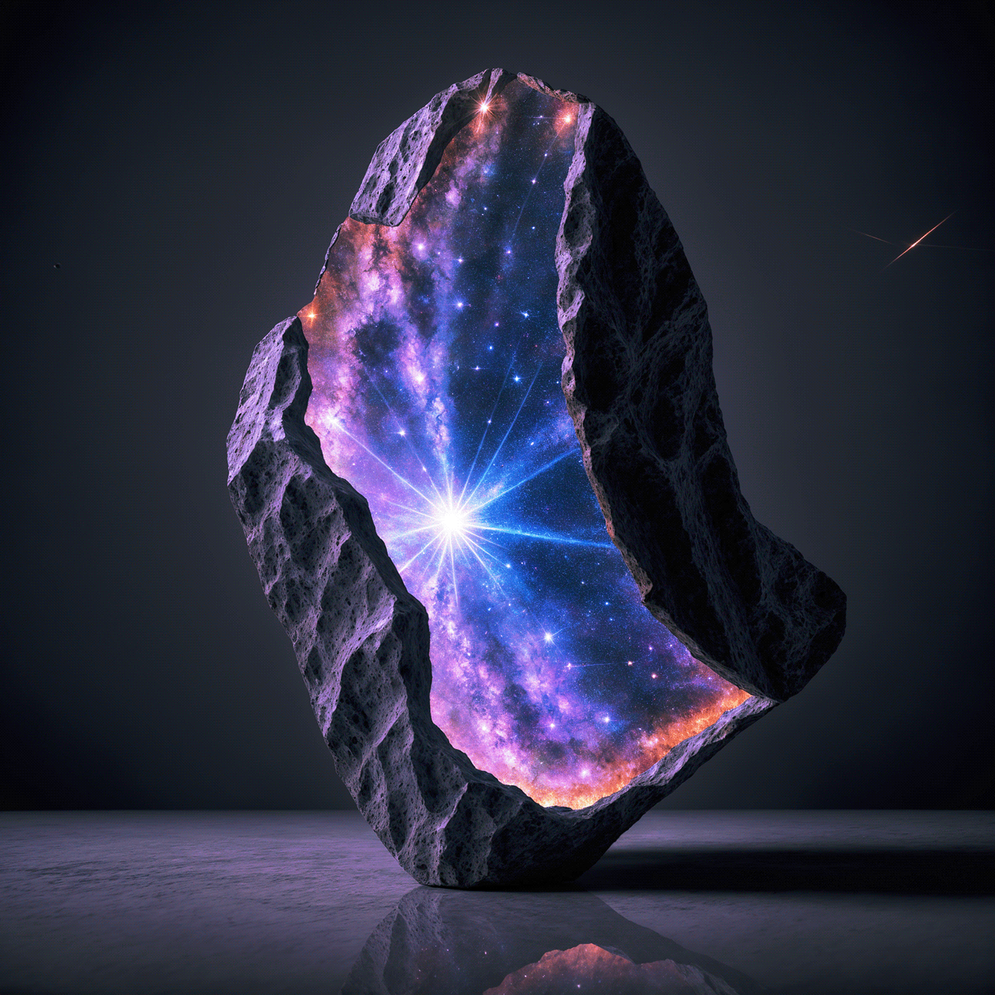 Digital art，mineral，Digital Painting，conceptual design，