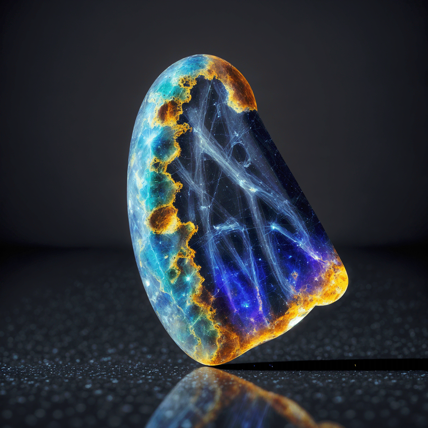 Digital art，mineral，Digital Painting，conceptual design，