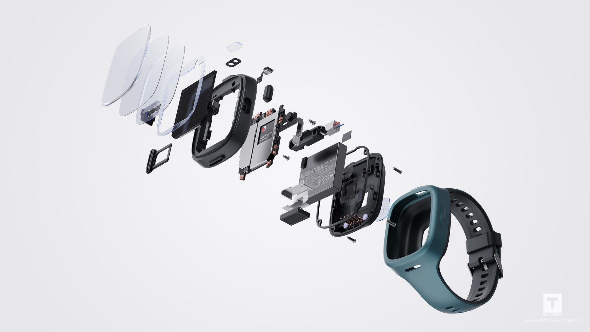 Intelligent wearable design，Children's smart watch design，Appearance and structure design，industrial design，