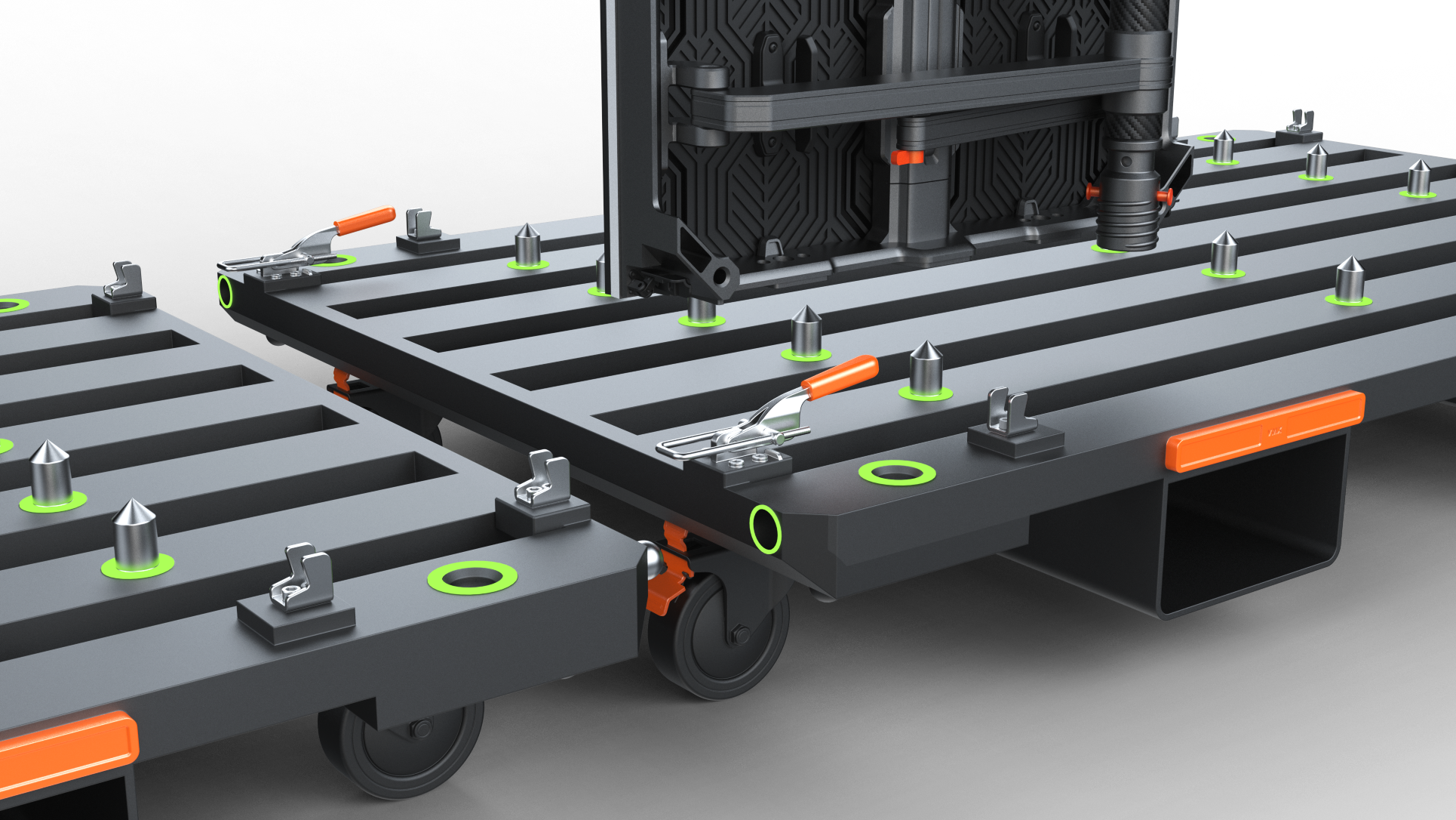 Efficient，Patent power supply box unlocking device，New windproof climbing system with transfer vehicle，