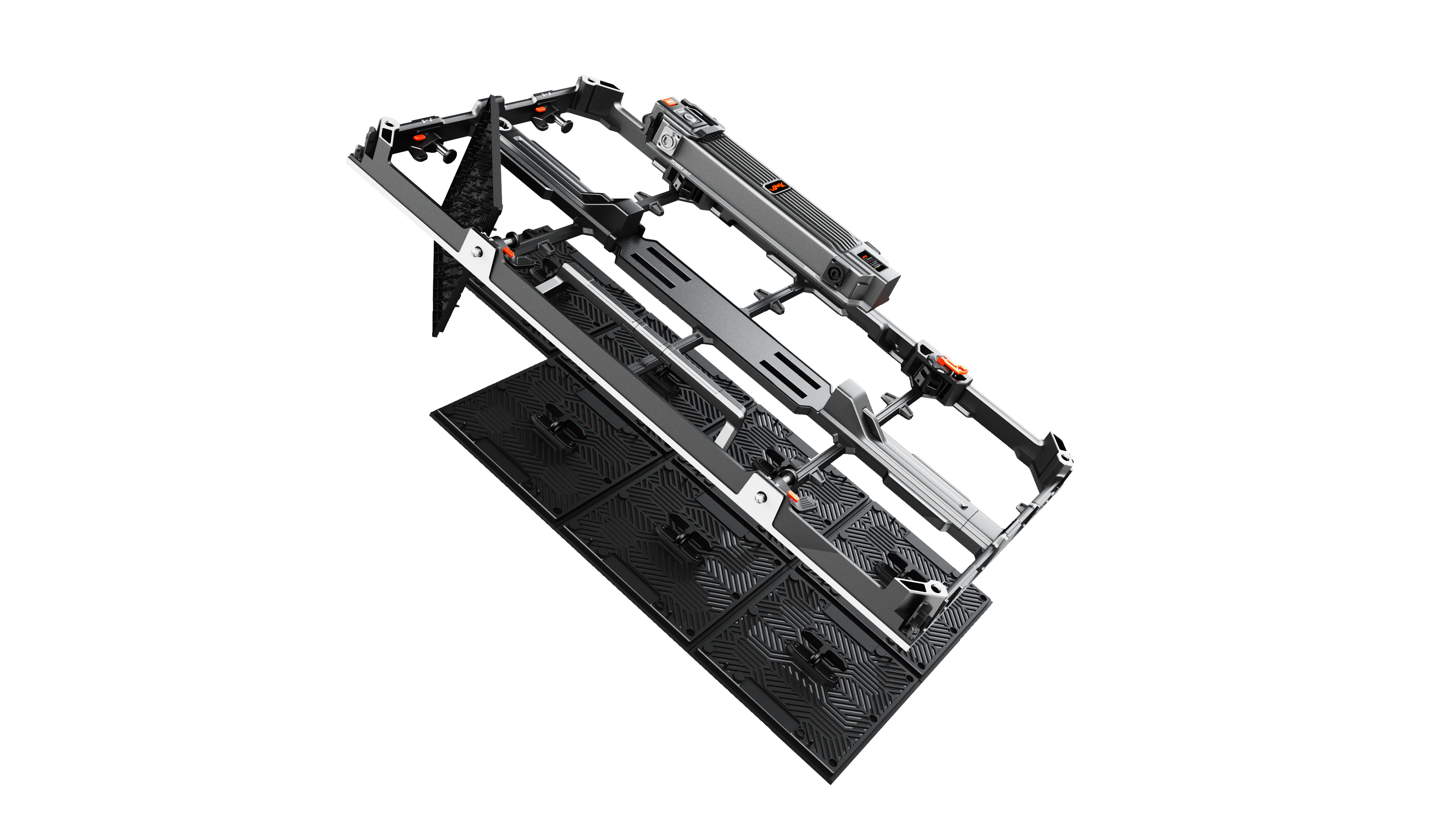 Efficient，Patent power supply box unlocking device，New windproof climbing system with transfer vehicle，