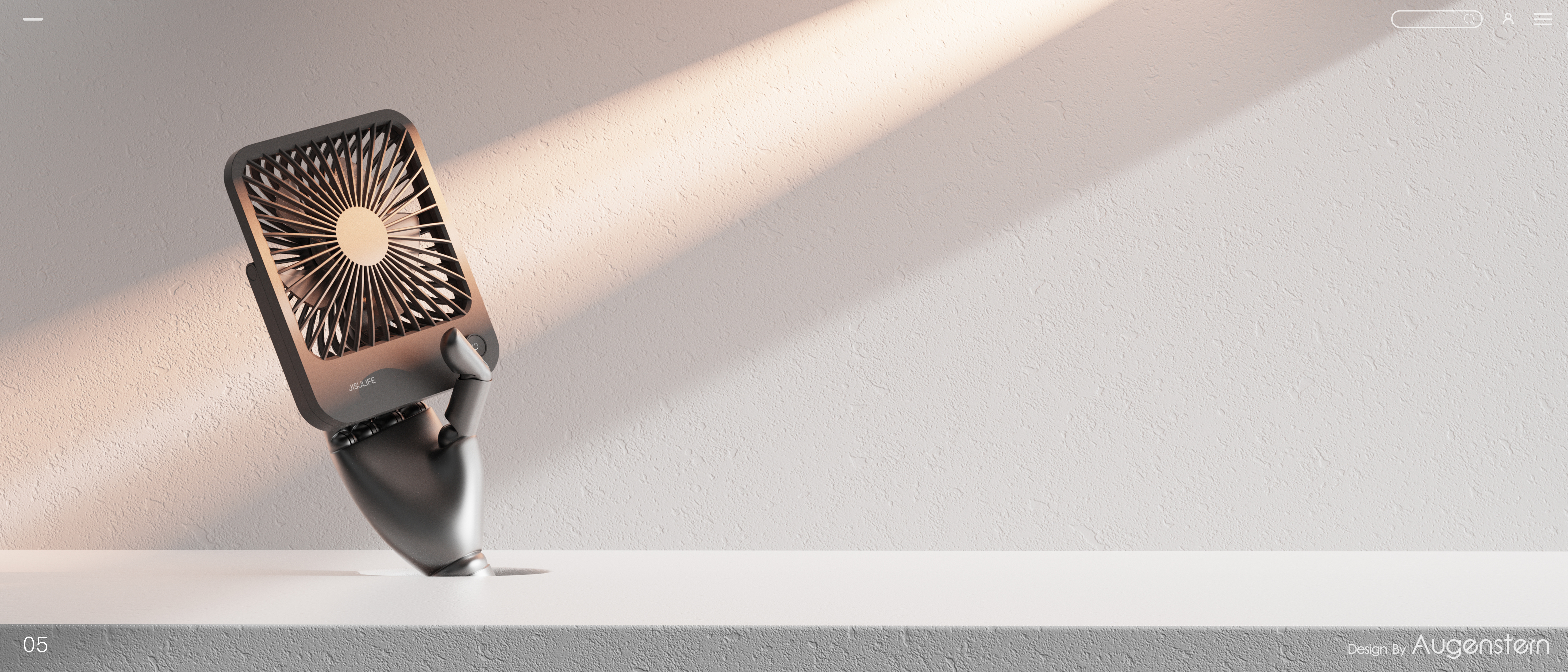 Fan，industrial design，sample reels，product design，Cooling fan，Desktop fan，Simplicity，