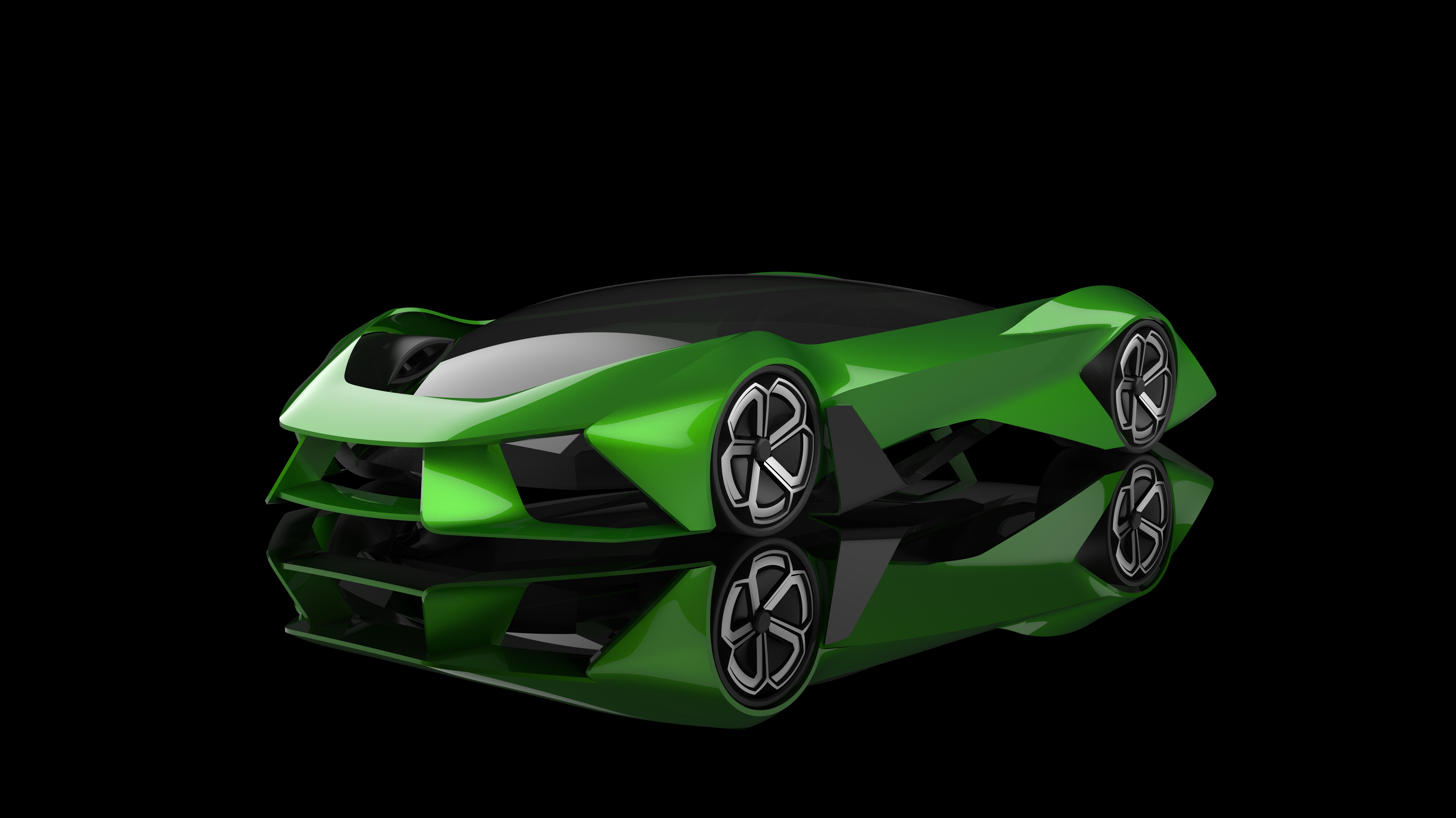 alias练习-兰博基尼概念车建模渲染