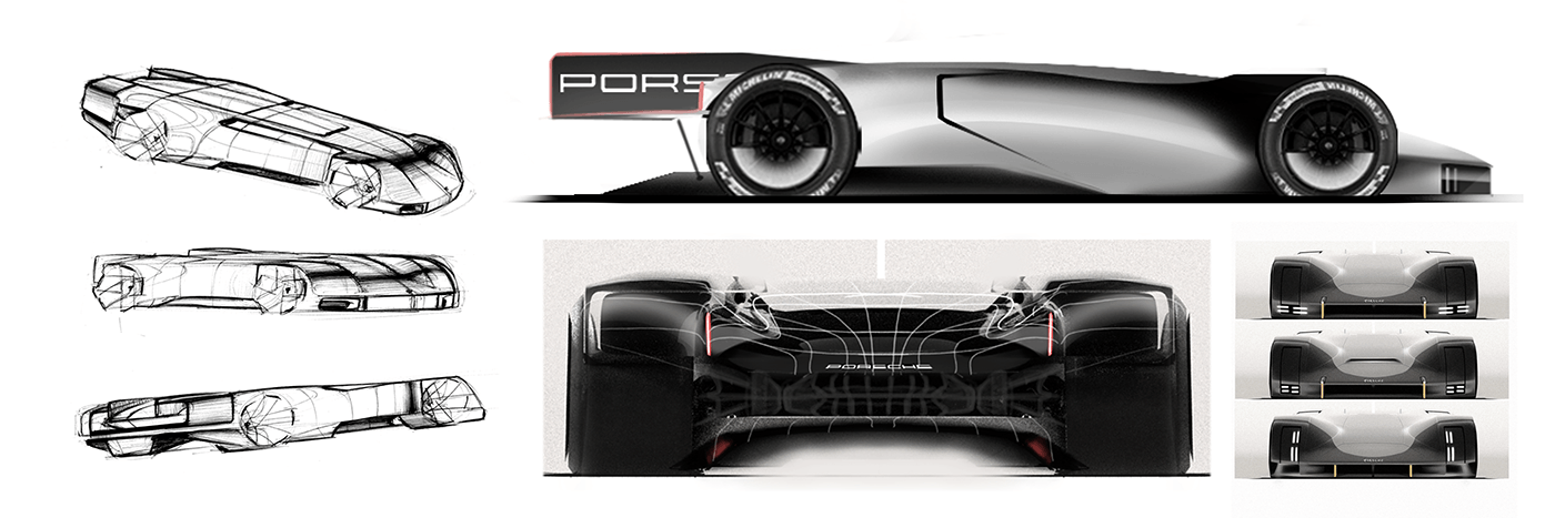 Porsche，Appearance design，industrial design，automobile，