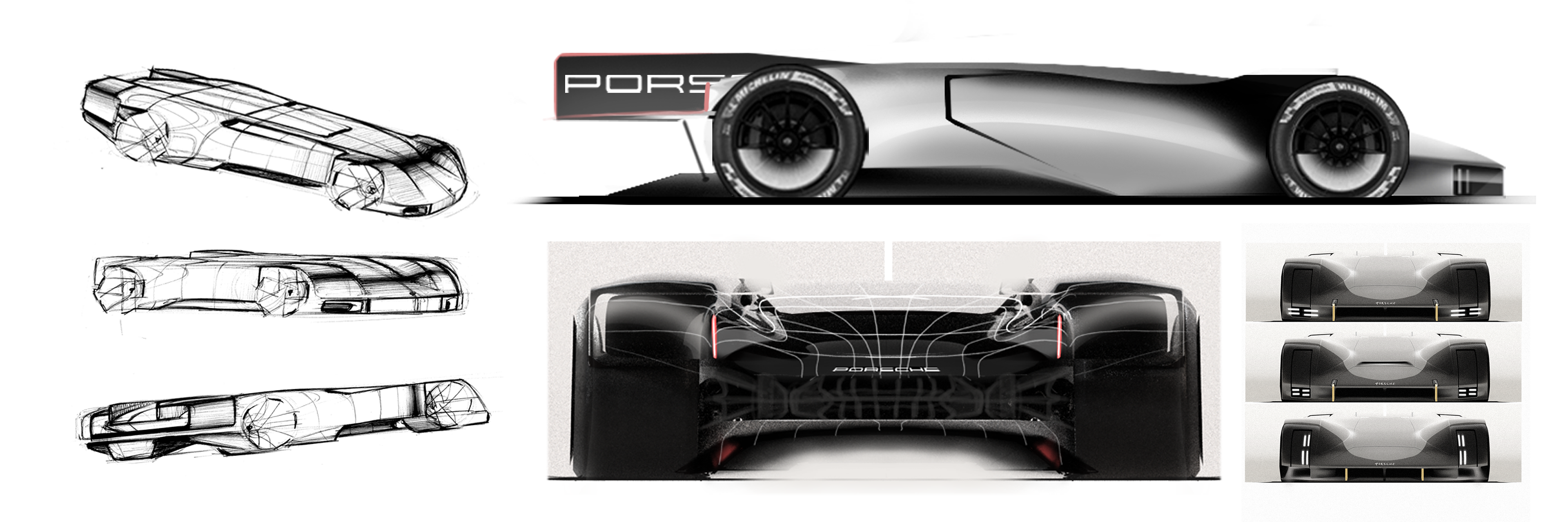 Porsche，Appearance design，industrial design，automobile，