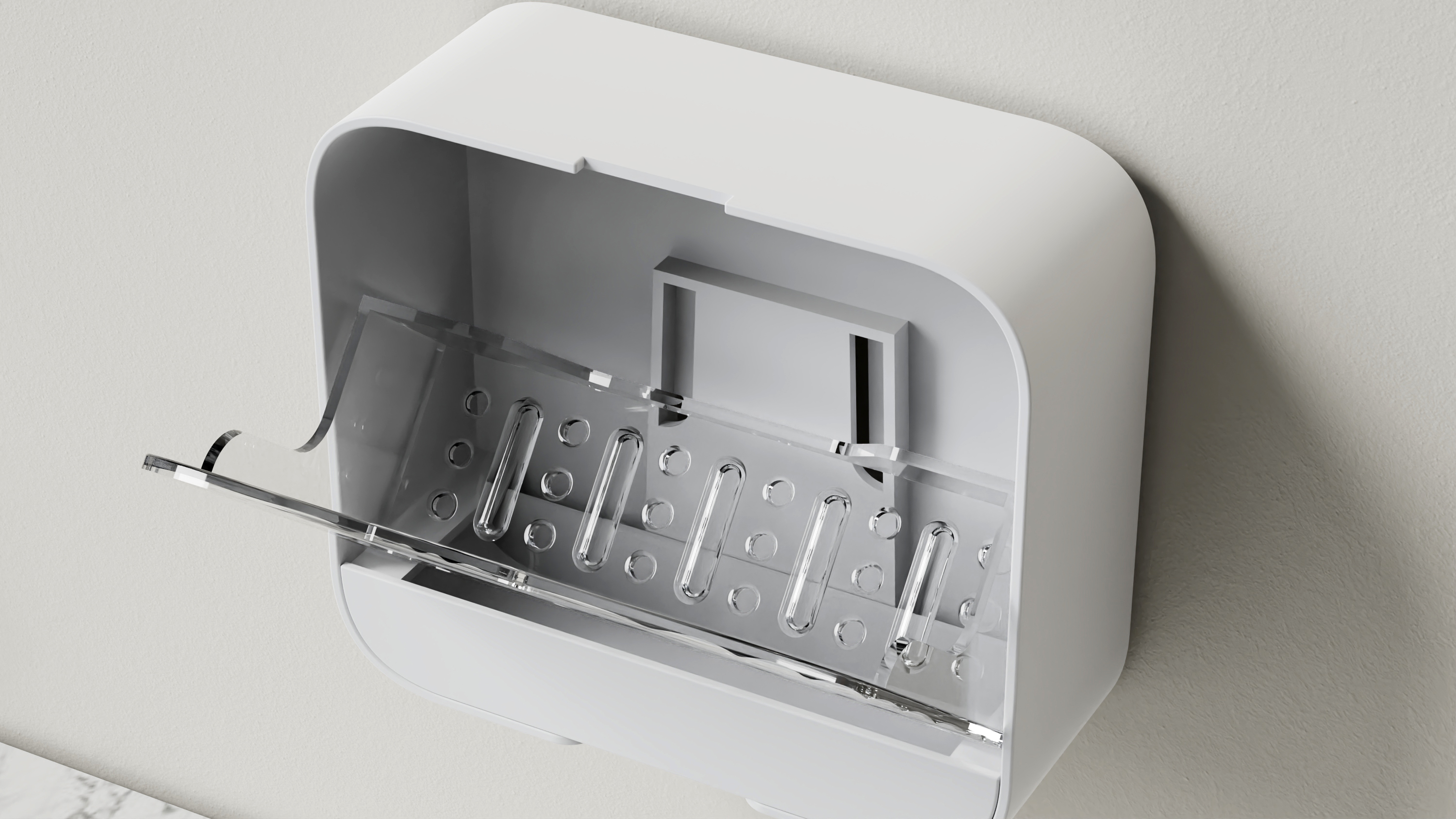 Drain soap box，Soap box，Closed soap box，Wall-mounted soap box，