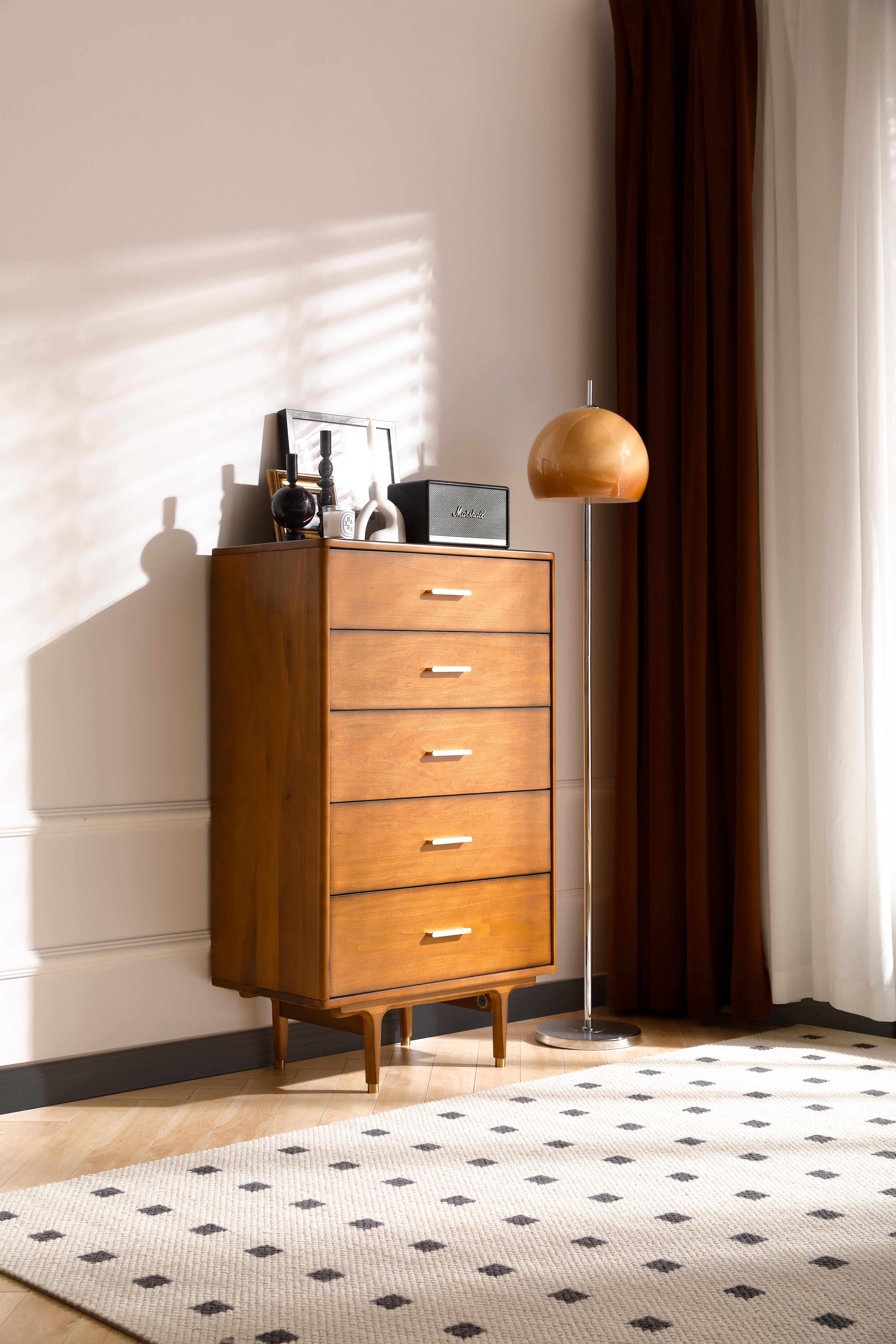 Retro · Solid Wood · Bucket Cabinet，