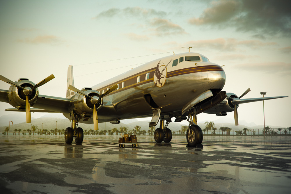 vehicle，aircraft，white，Cloudmaster，