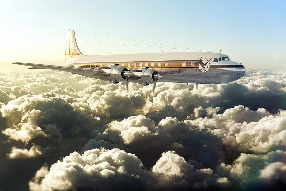 vehicle，aircraft，white，Cloudmaster，