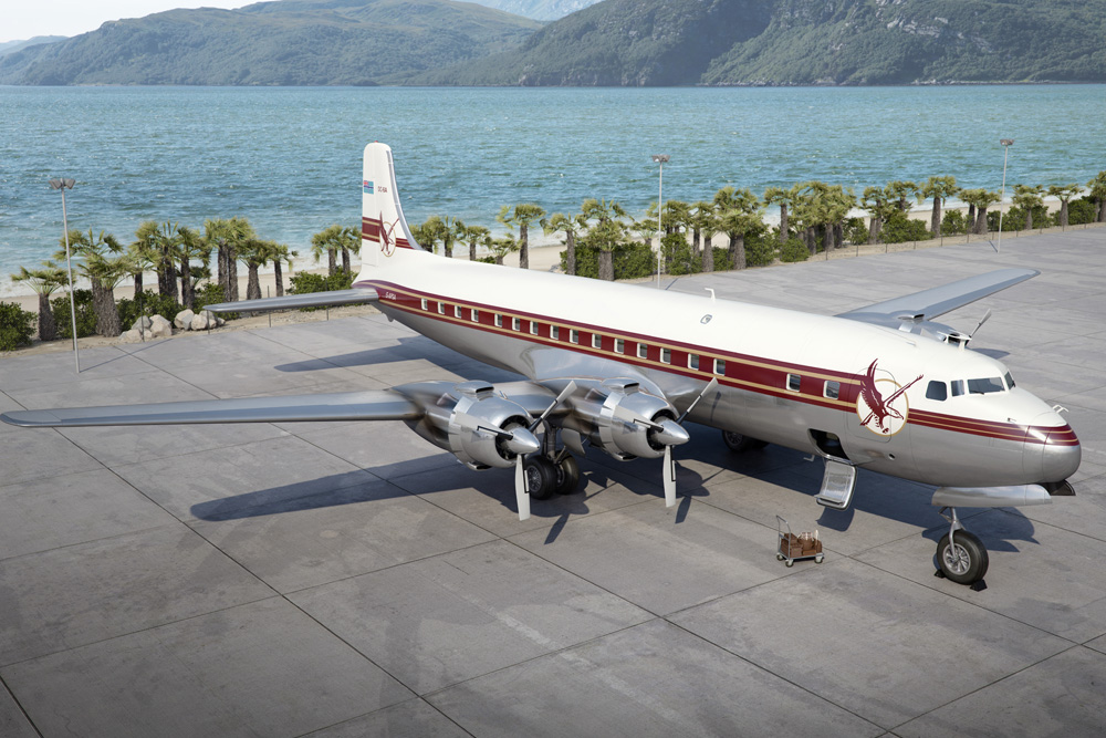 vehicle，aircraft，white，Cloudmaster，