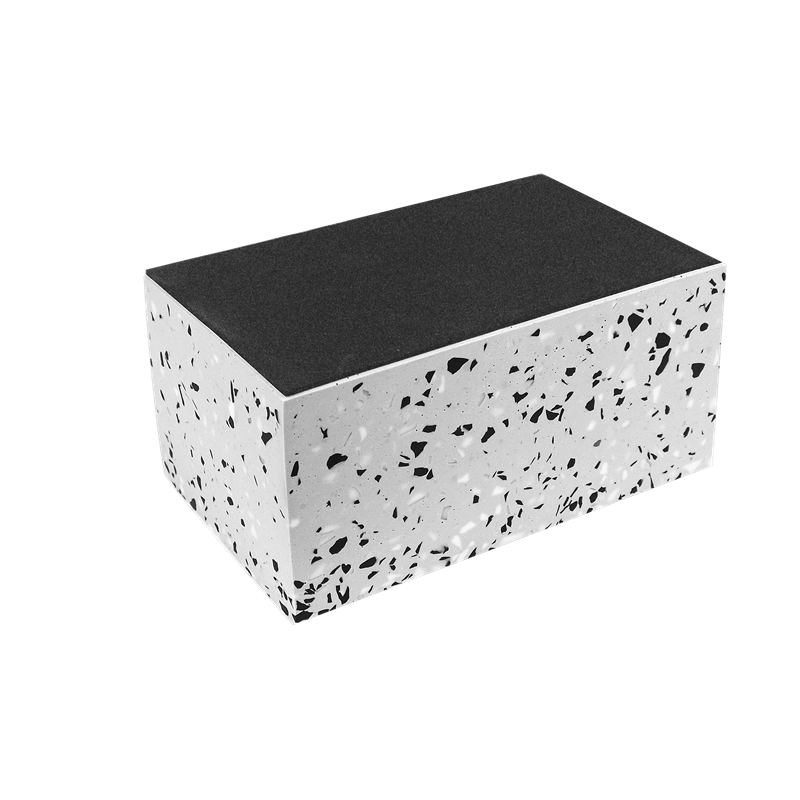 Original design of concrete on the other side，Terrazzo products，Concrete terrazzo tissue box，industrial design，
