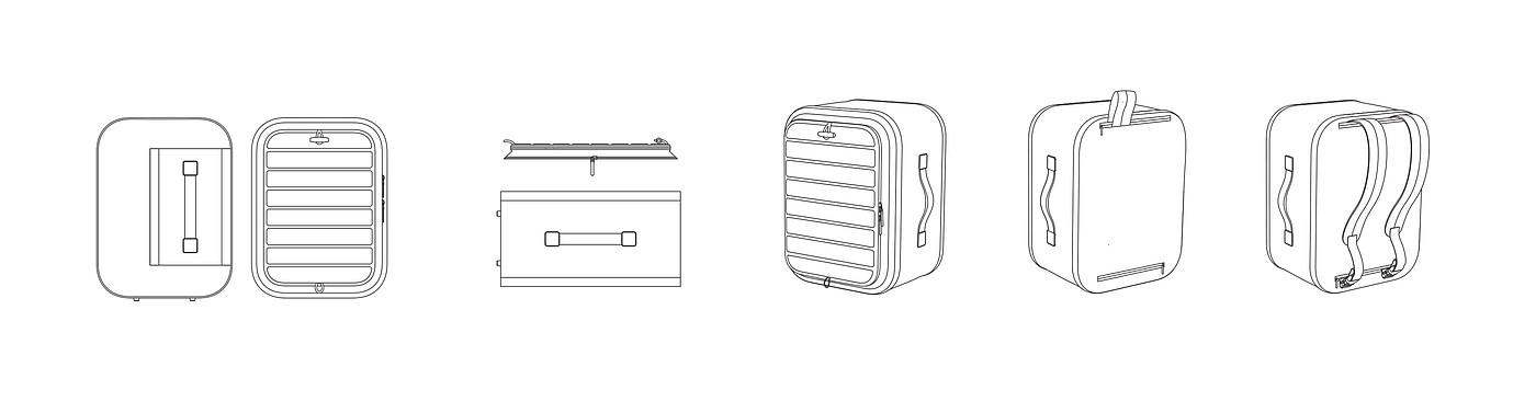 industrial design，Pet products，knapsack，product design，