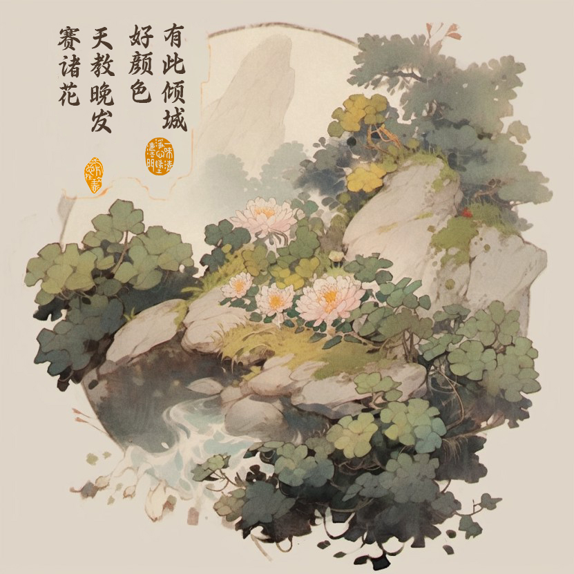 ai,midjourney, Chinese aesthetics，