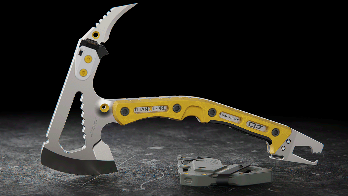 Modular Hatchet，industrial design，tool，originality，