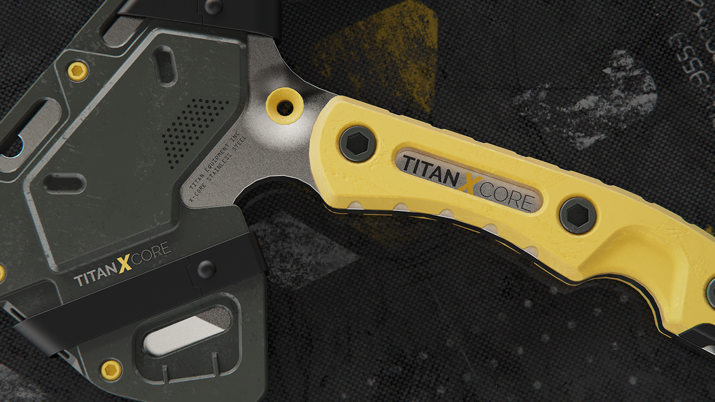 Modular Hatchet，industrial design，tool，originality，