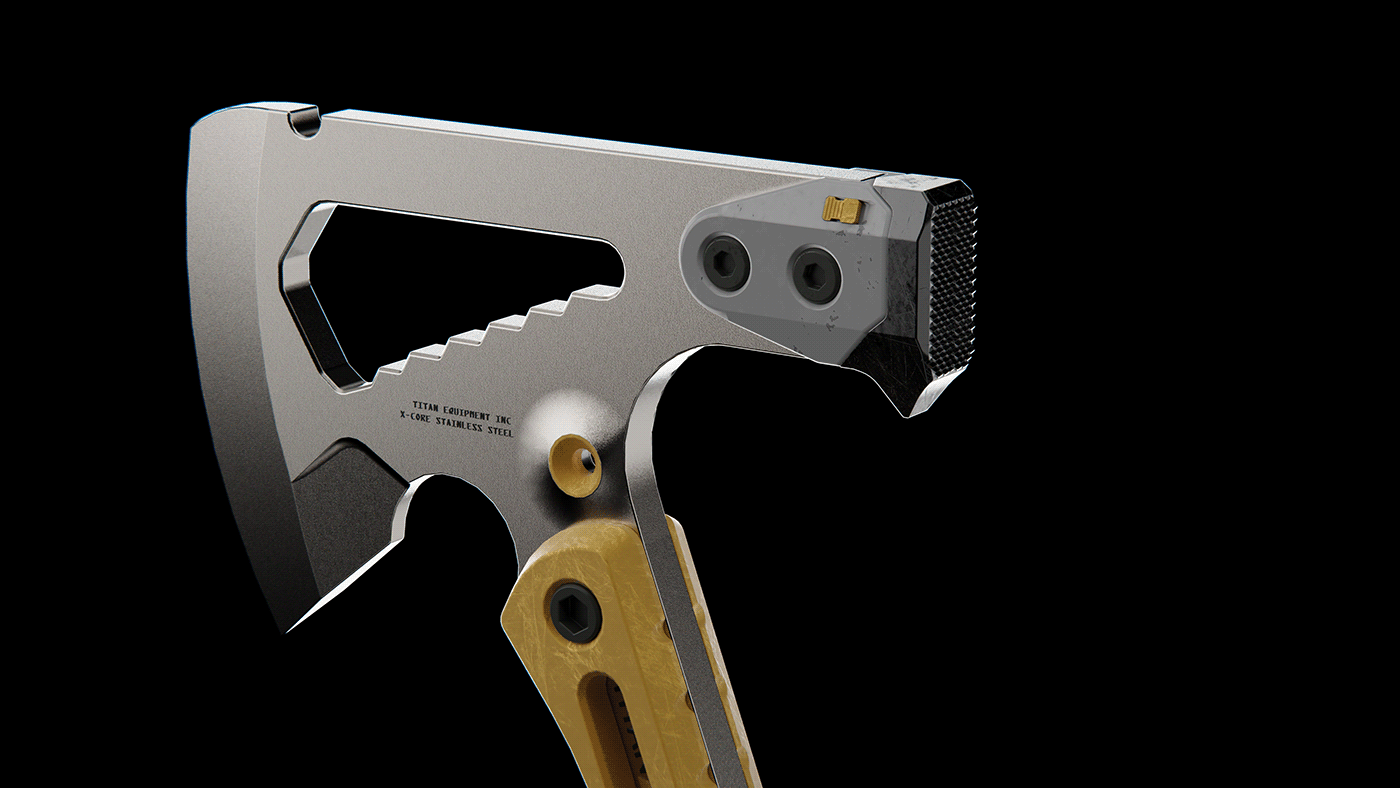 Modular Hatchet，industrial design，tool，originality，