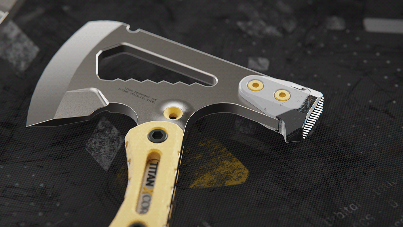 Modular Hatchet，industrial design，tool，originality，