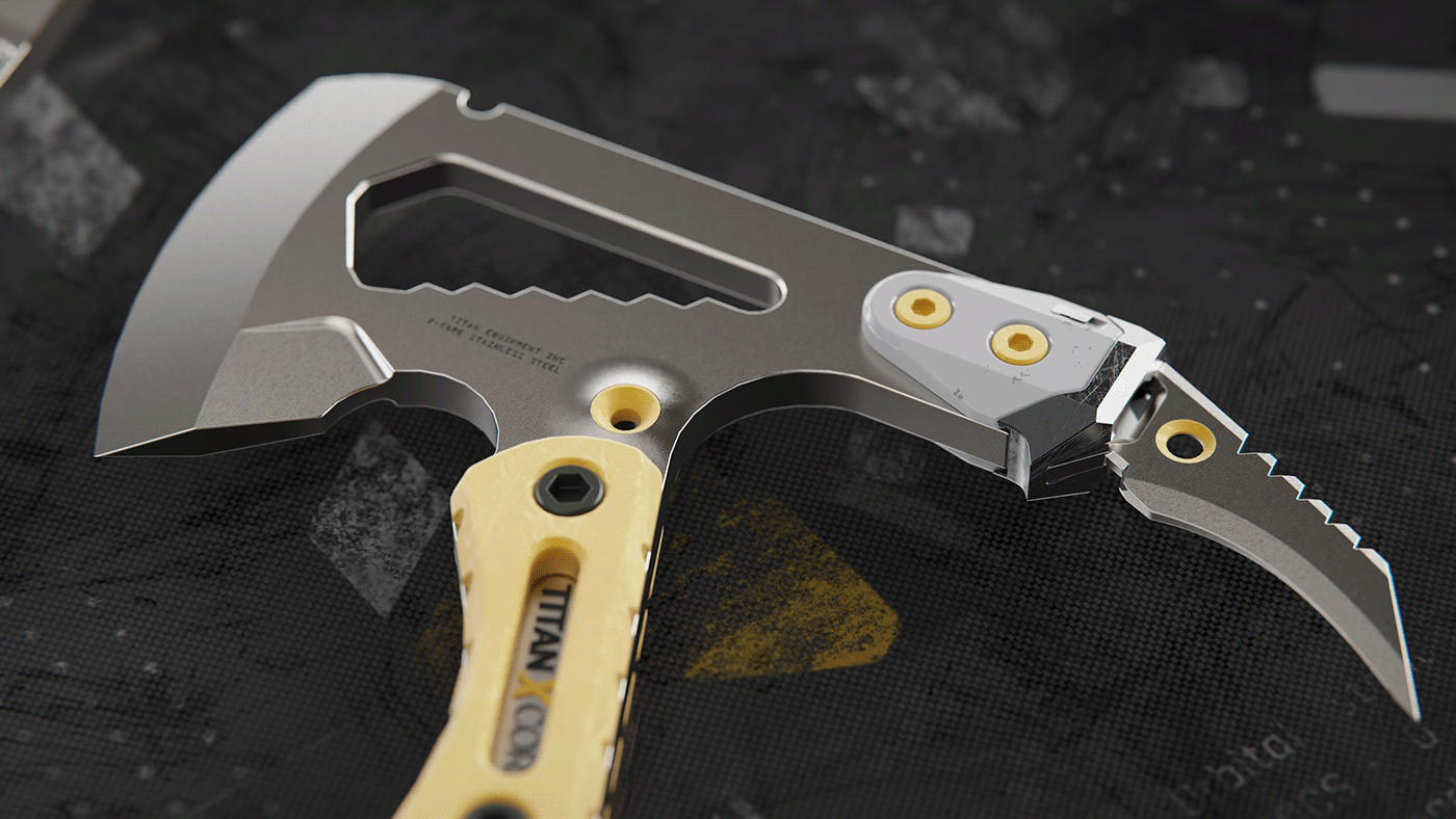 Modular Hatchet，industrial design，tool，originality，