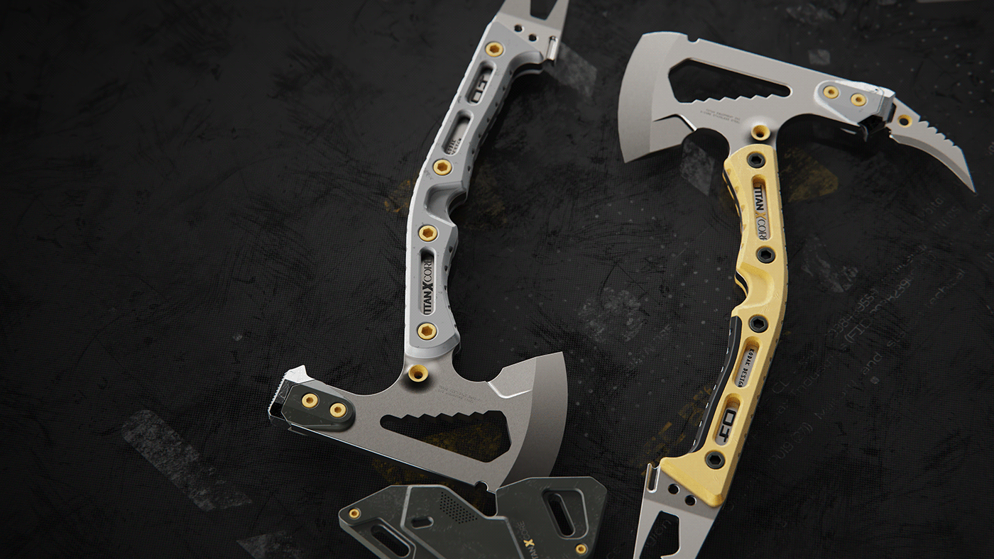 Modular Hatchet，industrial design，tool，originality，