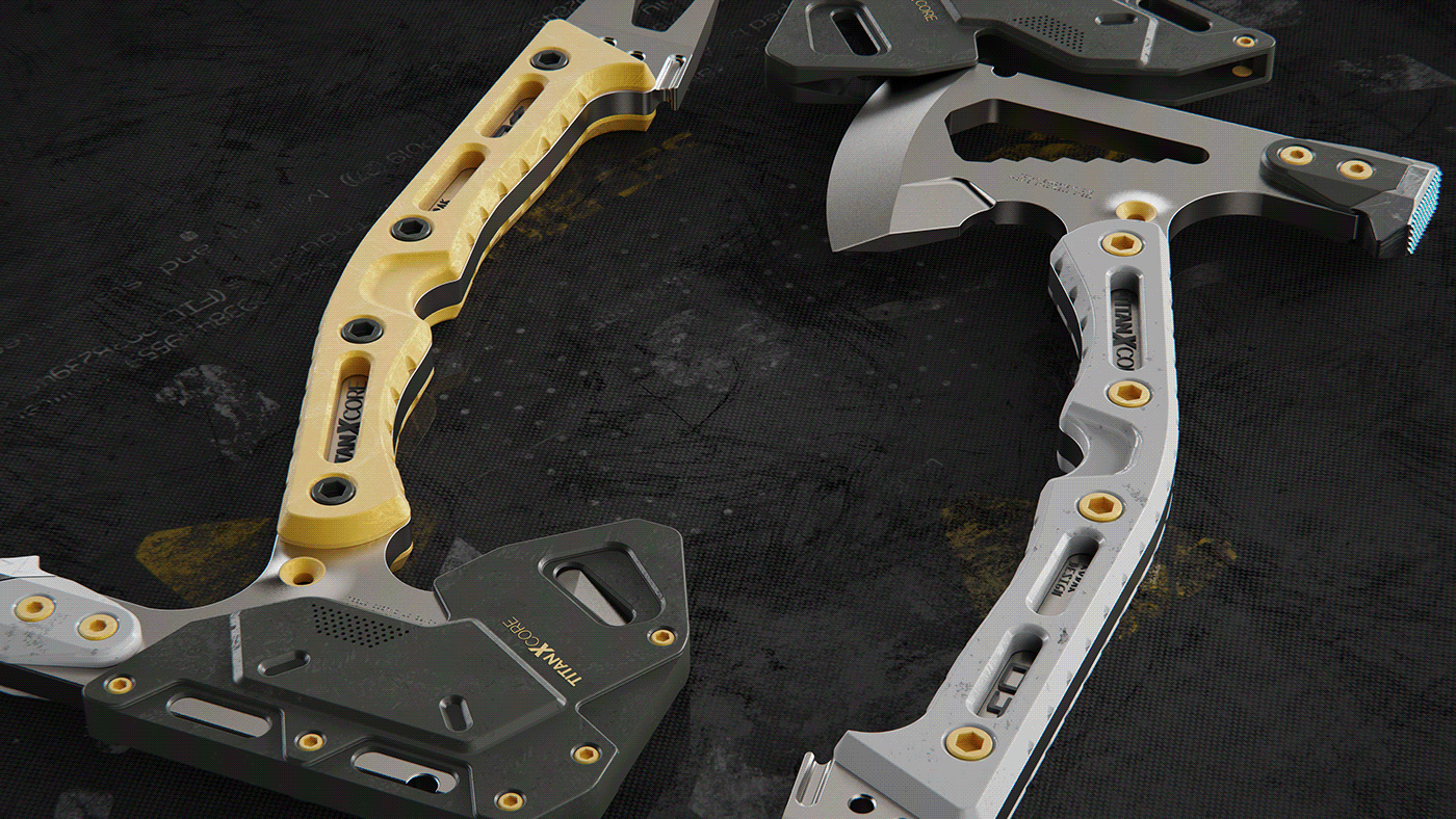 Modular Hatchet，industrial design，tool，originality，