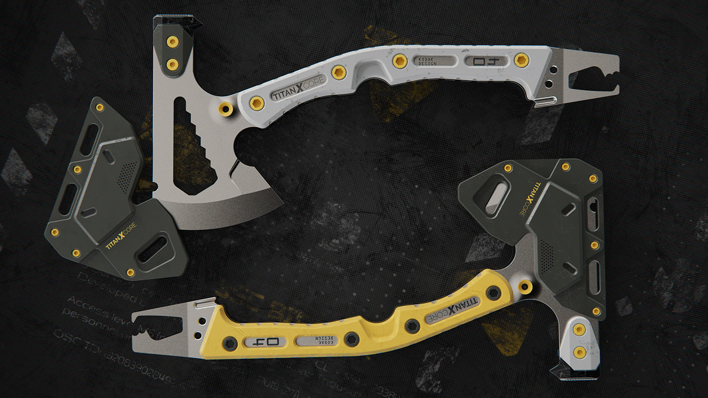 Modular Hatchet，industrial design，tool，originality，