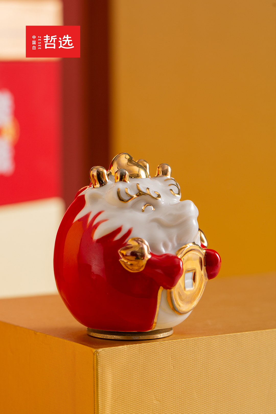 Year of the Dragon，mascot，the Chinese zodiac，Ornaments，Lucid，ceramics，Cultural creation，