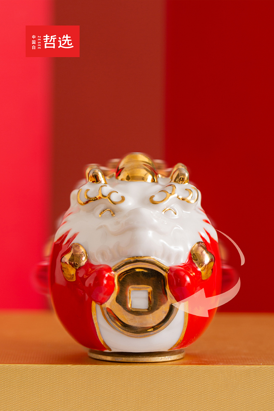 Year of the Dragon，mascot，the Chinese zodiac，Ornaments，Lucid，ceramics，Cultural creation，