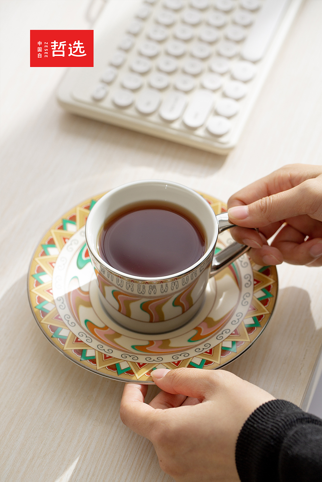 coffee cup，Dunhuang，Cultural creation，Cup and dish，Home Furnishing，glass，ceramics，