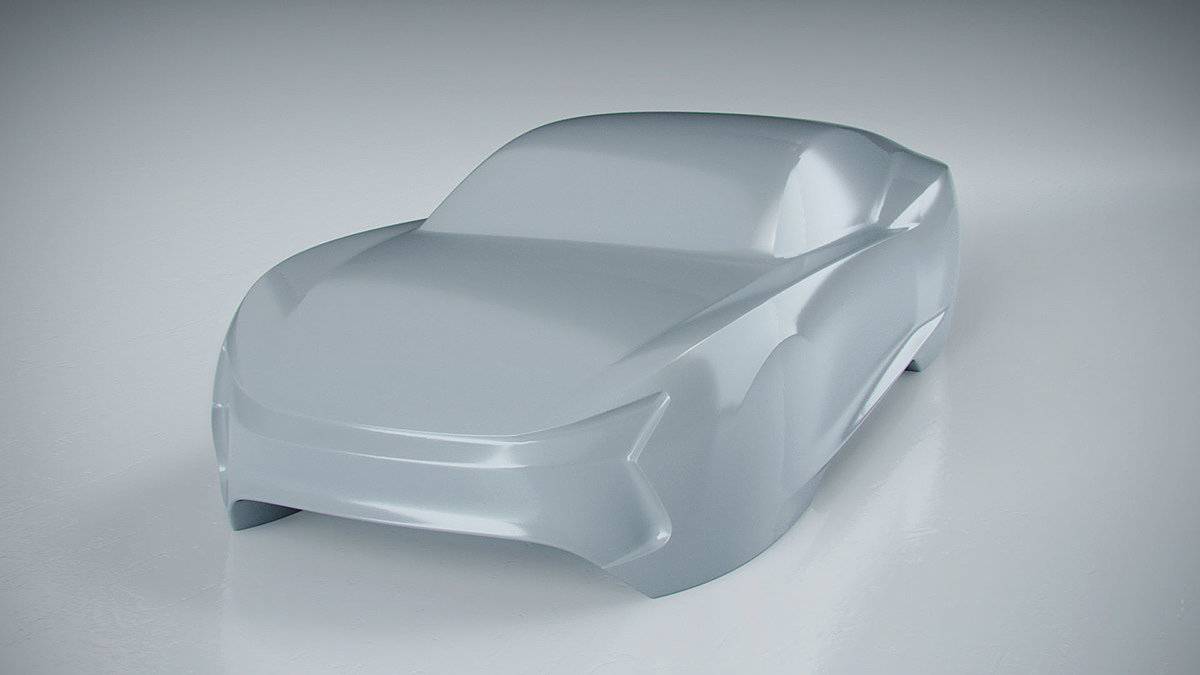 SF Motors，Electric vehicle design，3D modeling，