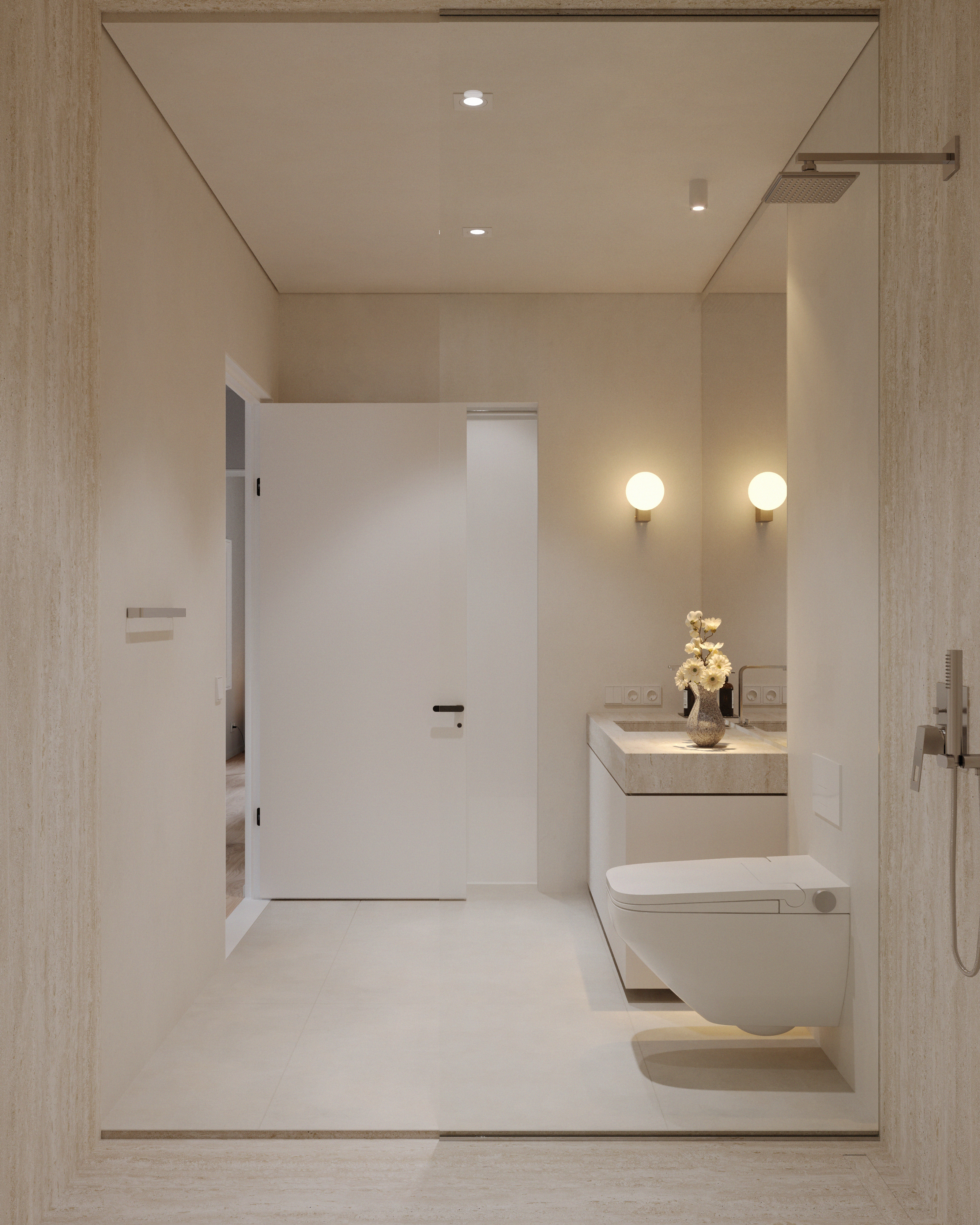 Architectural design，Apartment House，comfortable，cgi，