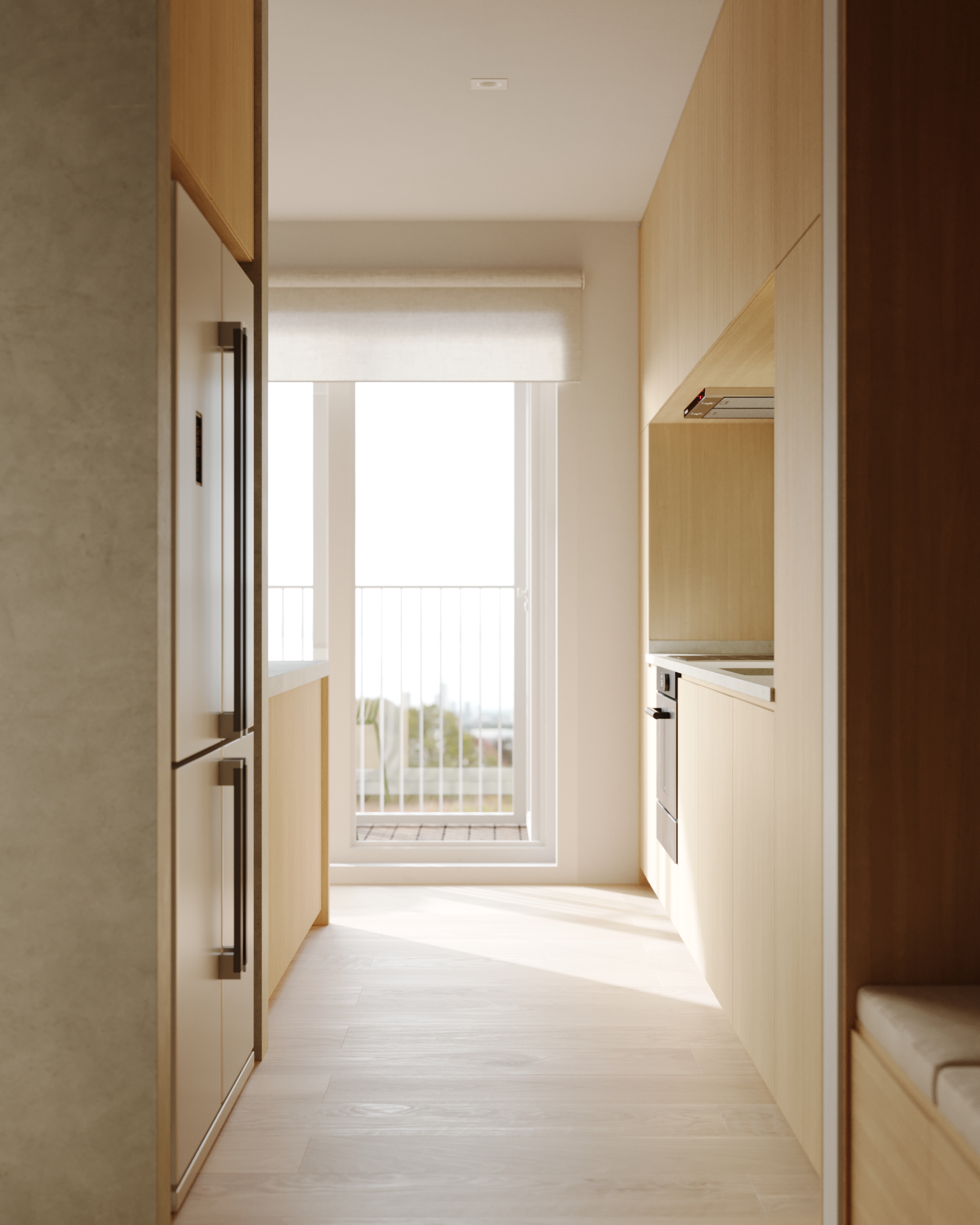 Architectural design，Apartment House，comfortable，cgi，