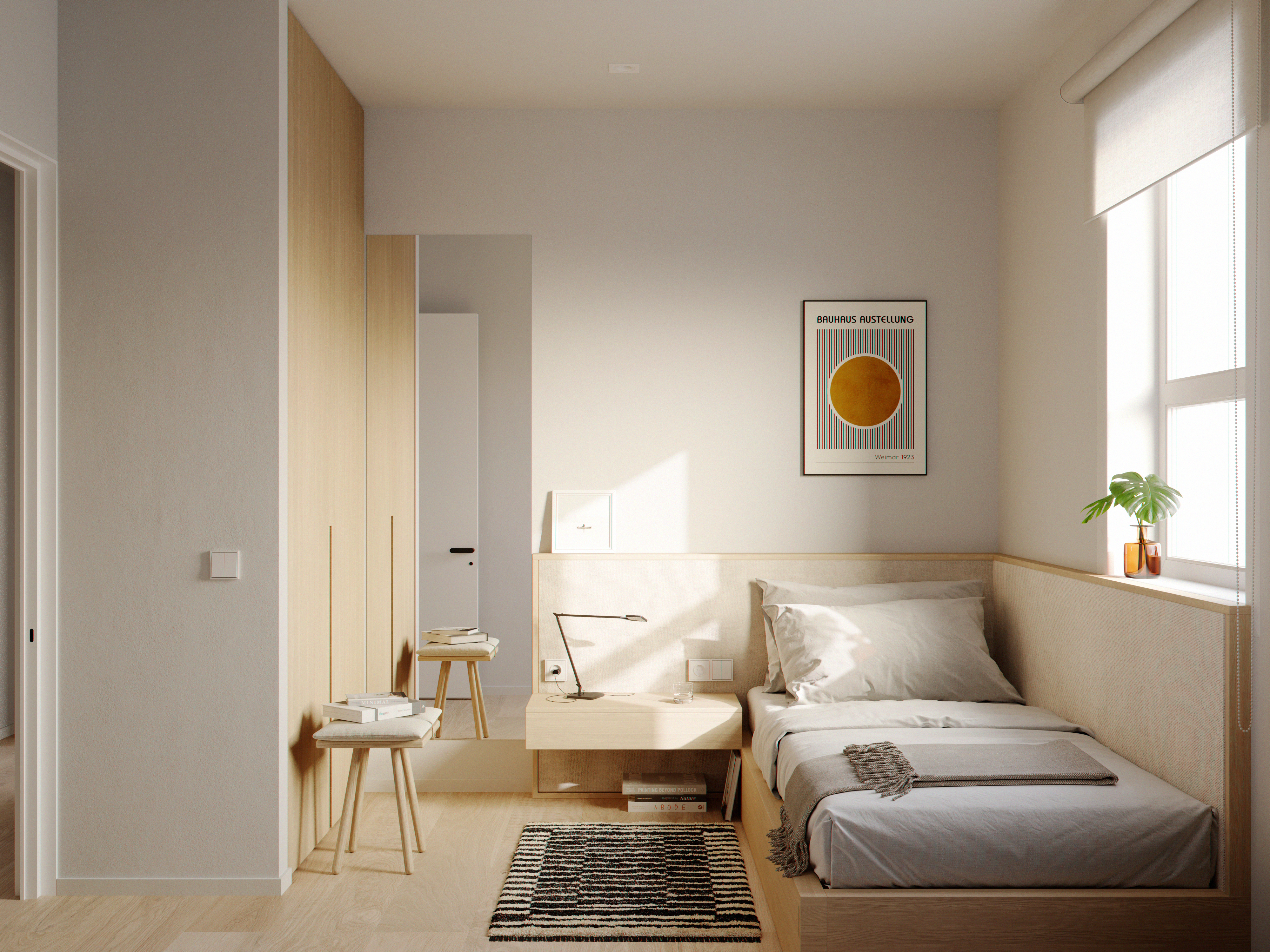 Architectural design，Apartment House，comfortable，cgi，