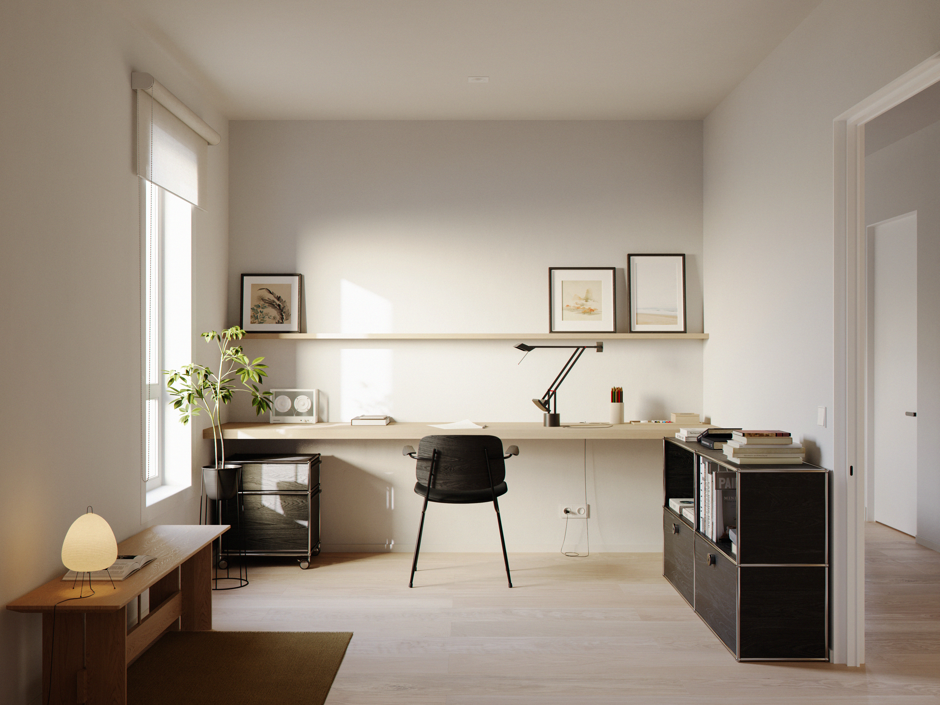 Architectural design，Apartment House，comfortable，cgi，